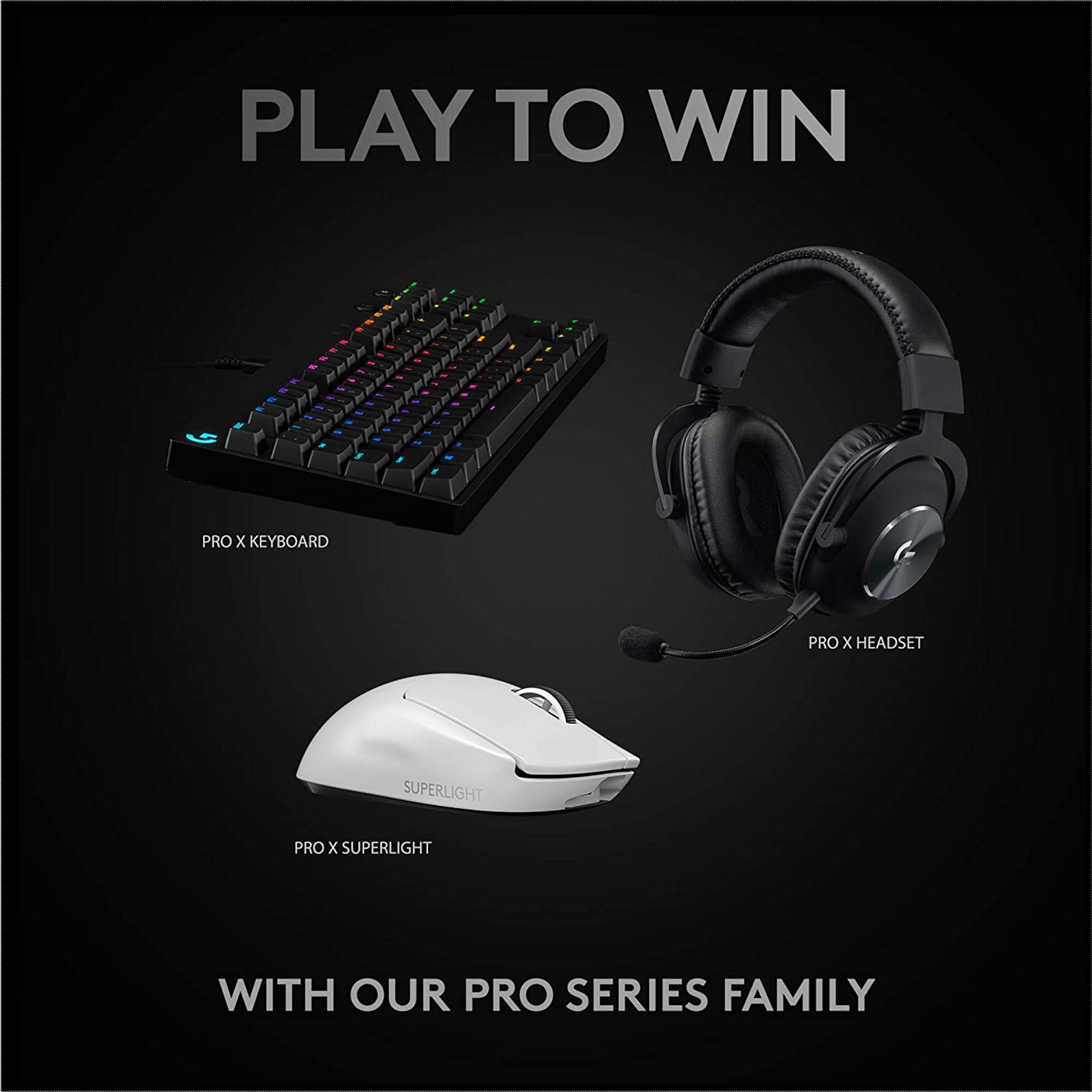 logitech PRO X Rechargeable Wireless Optical Gaming Mouse (25600 DPI Adjustable, Click Tensioning System, White)_16