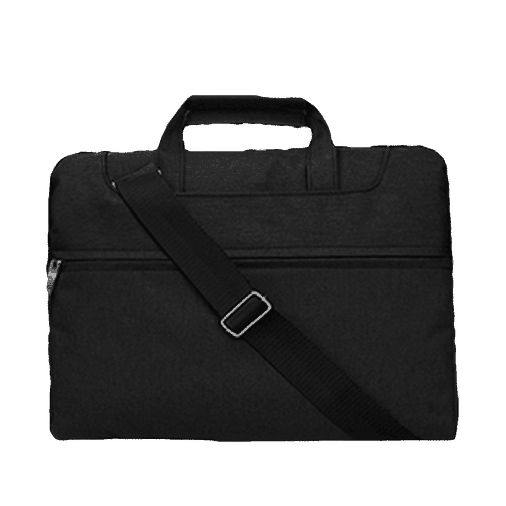 in base Denim Laptop Sling Bag for 13.3 Inch Laptop (Water Resistant, Black) in base Denim Laptop Sling Bag for 13.3 Inch Laptop (Water Resistant, Black)_1