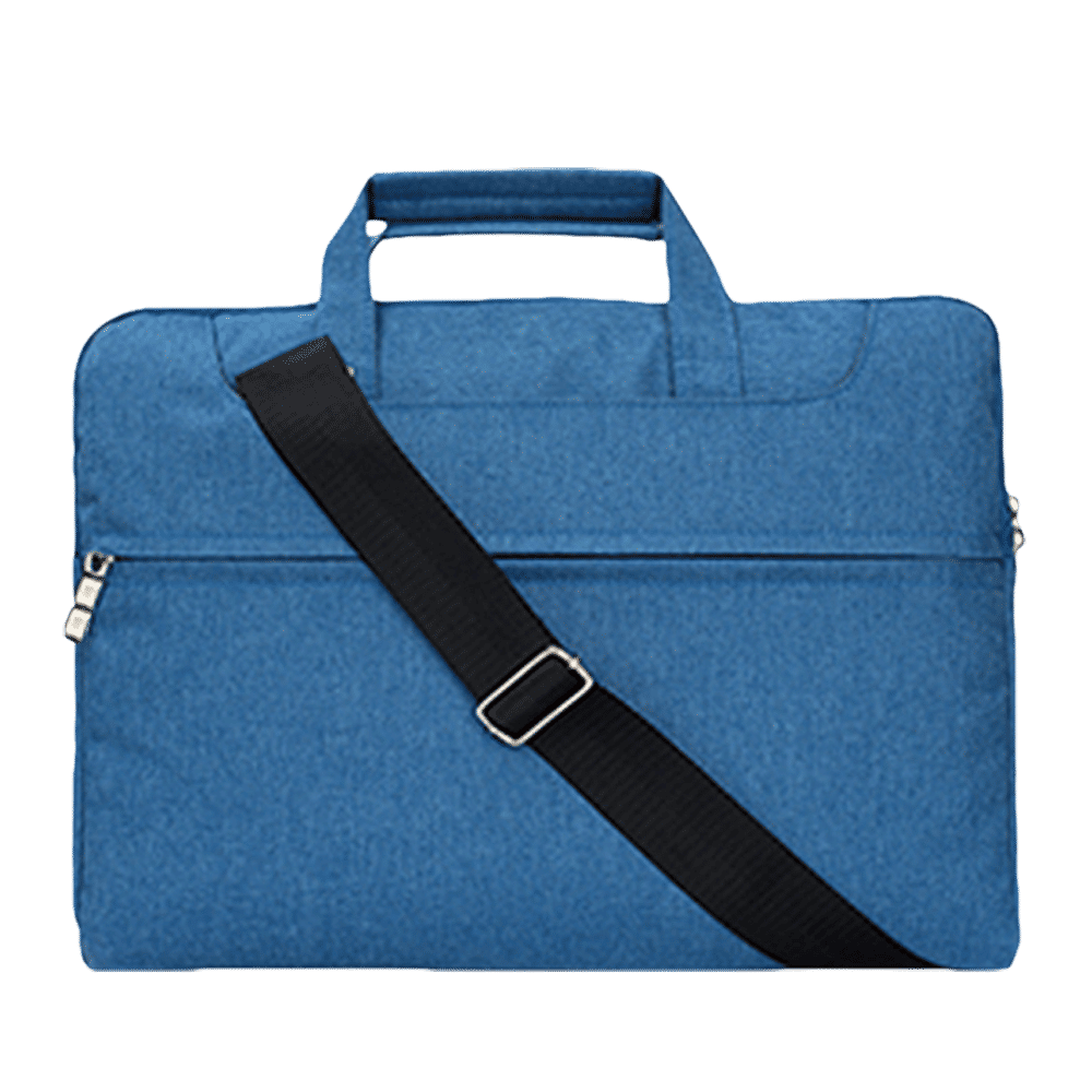 in base Denim Laptop Sling Bag for 13.3 Inch Laptop (Water Resistant, Blue) in base Denim Laptop Sling Bag for 13.3 Inch Laptop (Water Resistant, Blue)_1