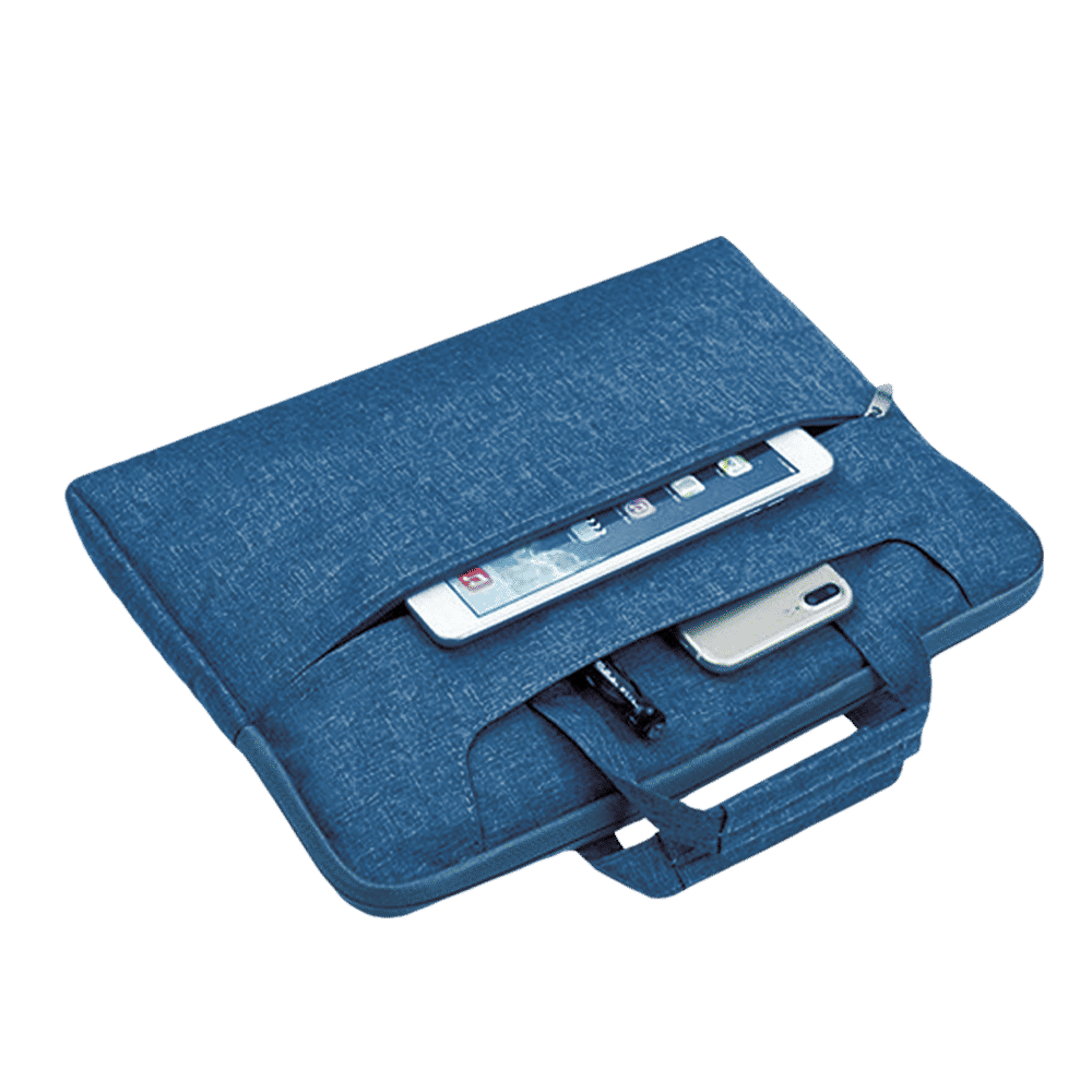in base Denim Laptop Sling Bag for 13.3 Inch Laptop (Water Resistant, Blue) in base Denim Laptop Sling Bag for 13.3 Inch Laptop (Water Resistant, Blue)_3