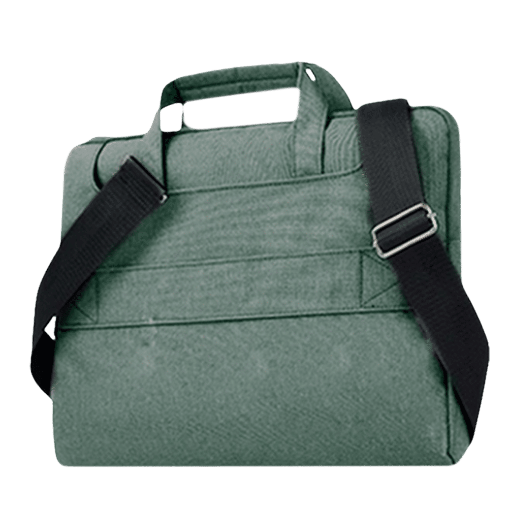 in base Denim Laptop Sling Bag for 13.3 Inch Laptop (Water Resistant, Green)_5