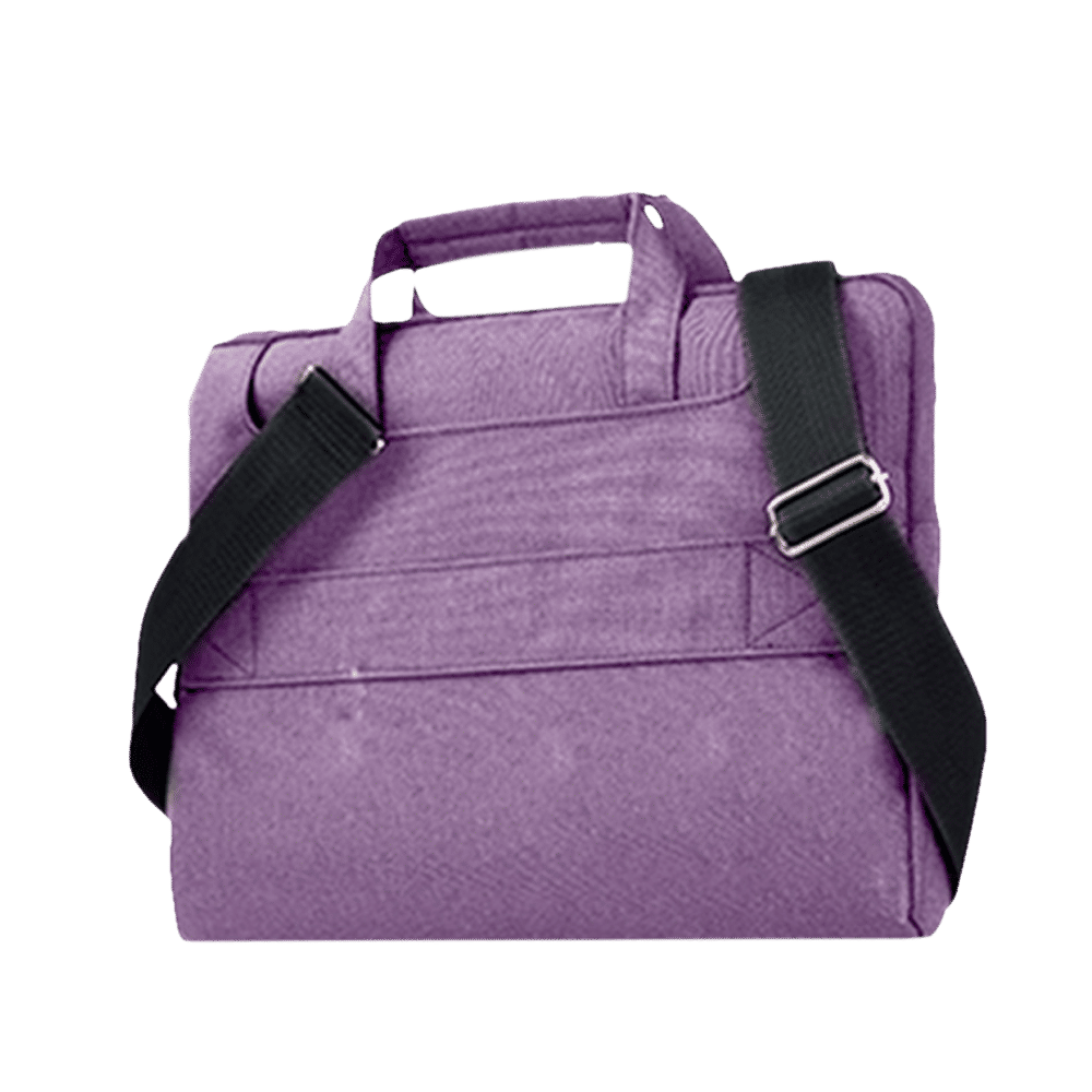 in base Denim Laptop Sling Bag for 15.4 Inch Laptop (Water Resistant, Purple) in base Denim Laptop Sling Bag for 15.4 Inch Laptop (Water Resistant, Purple)_4