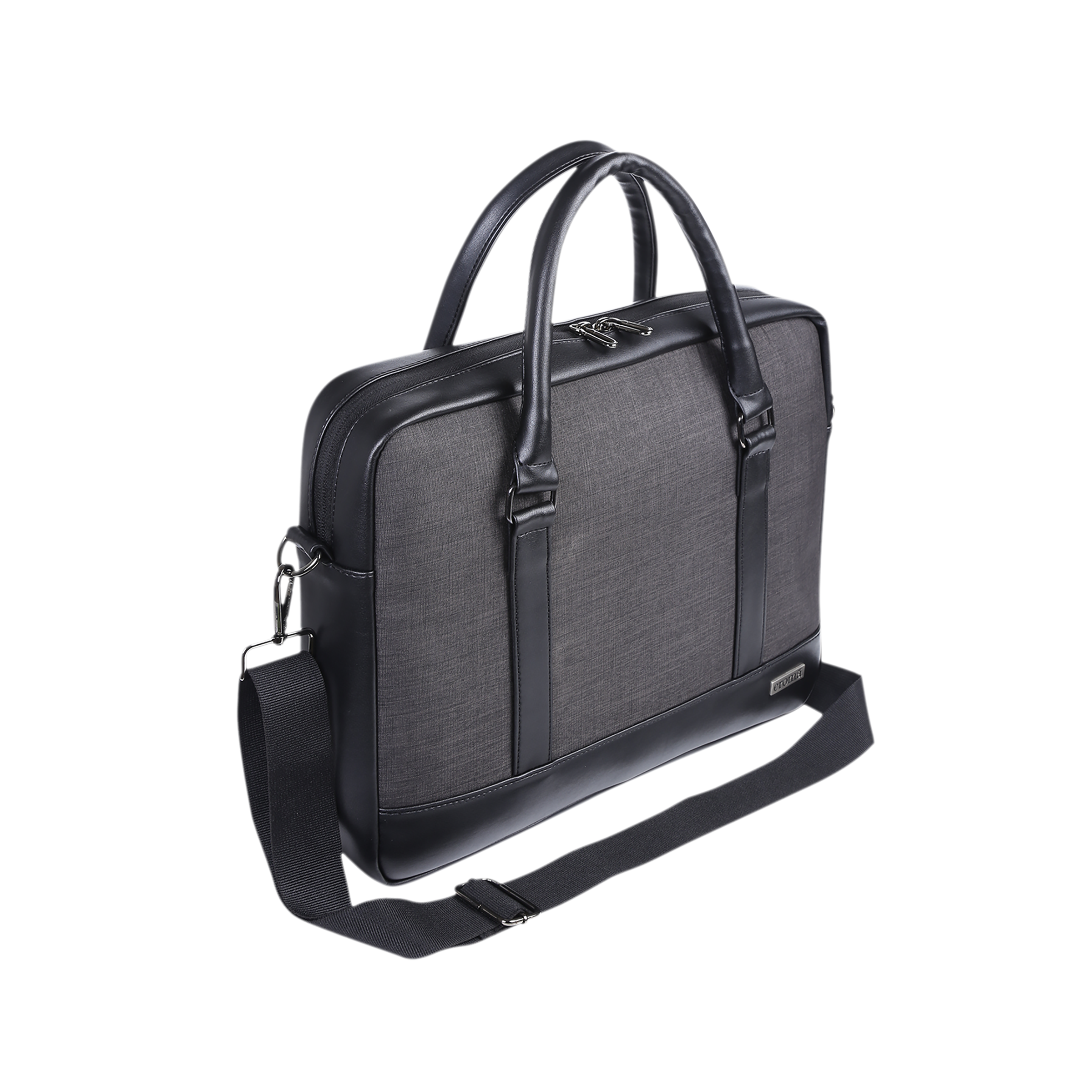Croma Classic Polyester Laptop Sling Bag for 15.6 Inch Laptop (Water Resistant, Black)_6
