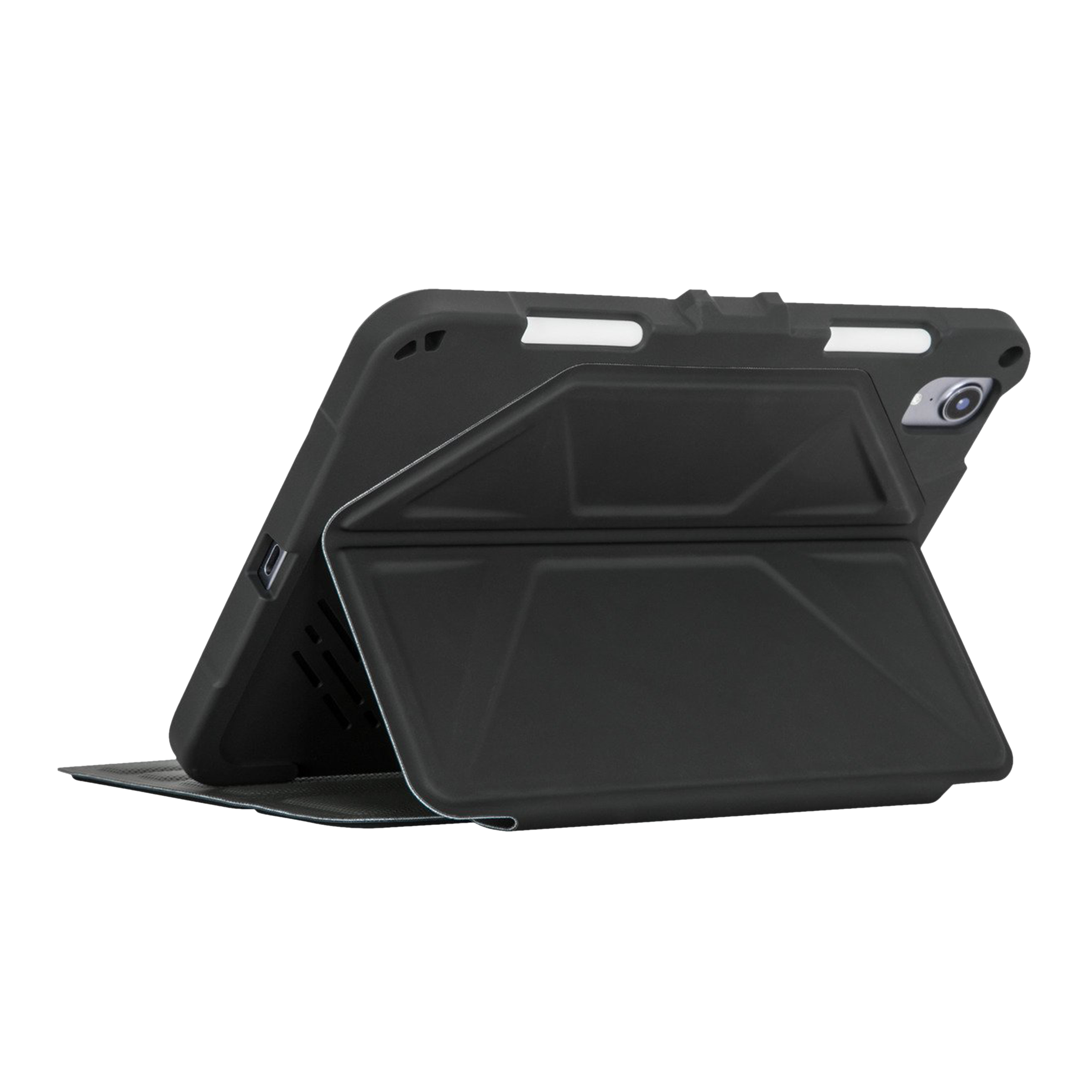 Targus Pro-Tek Polycarbonate Flip Cover for Apple iPad Mini 8.3 Inch (6th Gen) (Integrated Holder for Apple Pencil, Black) Targus Pro-Tek Polycarbonate Flip Cover for Apple iPad Mini 8.3 Inch (6th Gen) (Integrated Holder for Apple Pencil, Black)_3