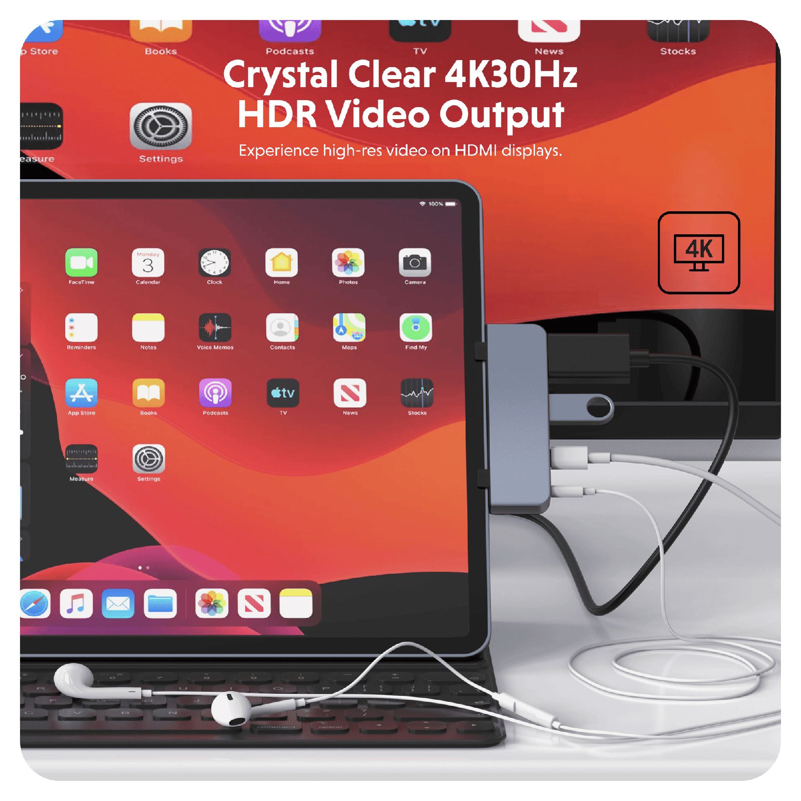 HyperDrive 4-in-1 USB 3.0 Type C to USB 3.1 Type A, USB 3.0 Type C, HDMI Type A, 3.5mm Stereo USB Hub (Pass-Through Charging, Space Grey)_10