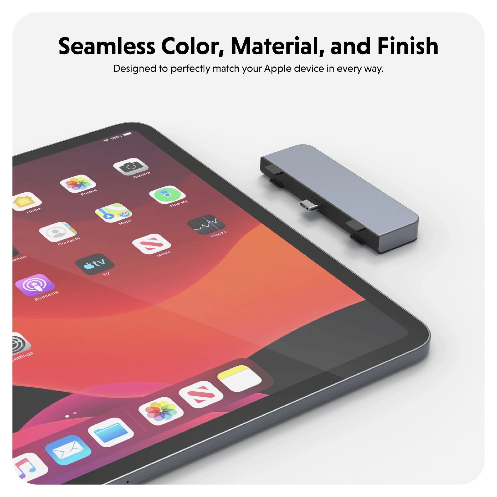 HyperDrive 4-in-1 USB 3.0 Type C to USB 3.1 Type A, USB 3.0 Type C, HDMI Type A, 3.5mm Stereo USB Hub (Pass-Through Charging, Space Grey)_11