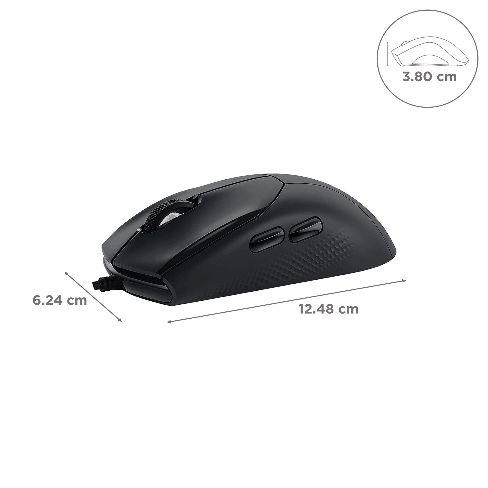 DELL Alienware Wired Gaming Mouse with AlienFX Lighting (19000 DPI Adjustable, 6 Buttons, Black) DELL Alienware Wired Gaming Mouse with AlienFX Lighting (19000 DPI Adjustable, 6 Buttons, Black)_3