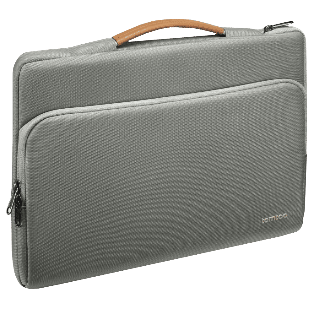 tomtoc Defender Recycled Fabrics Laptop Sleeve for 16 Inch Laptop (360 Superior Protection, Grey)_9
