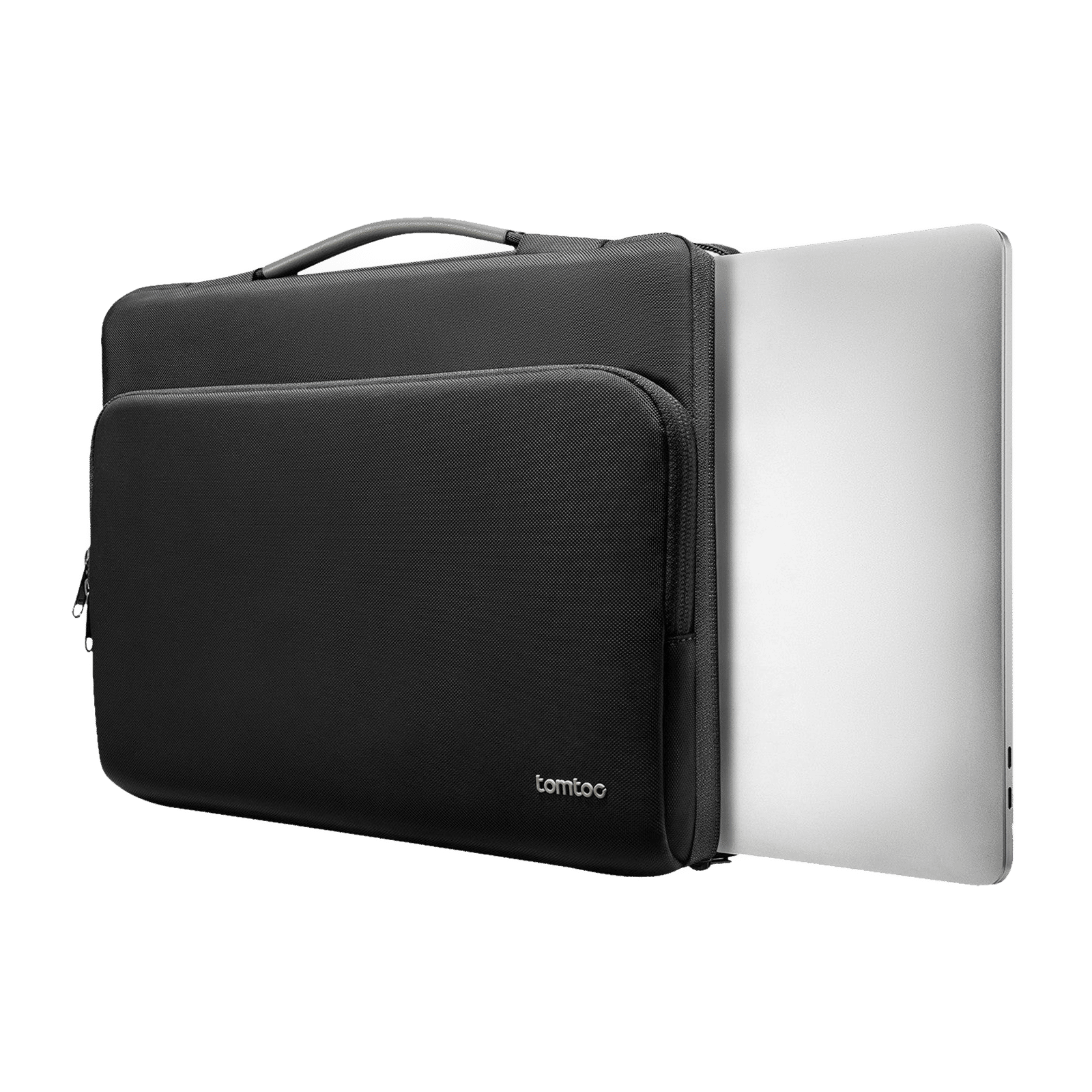 tomtoc Defender Recycled Fabrics Laptop Sleeve for 16 Inch Laptop (360 Superior Protection, Black)_15