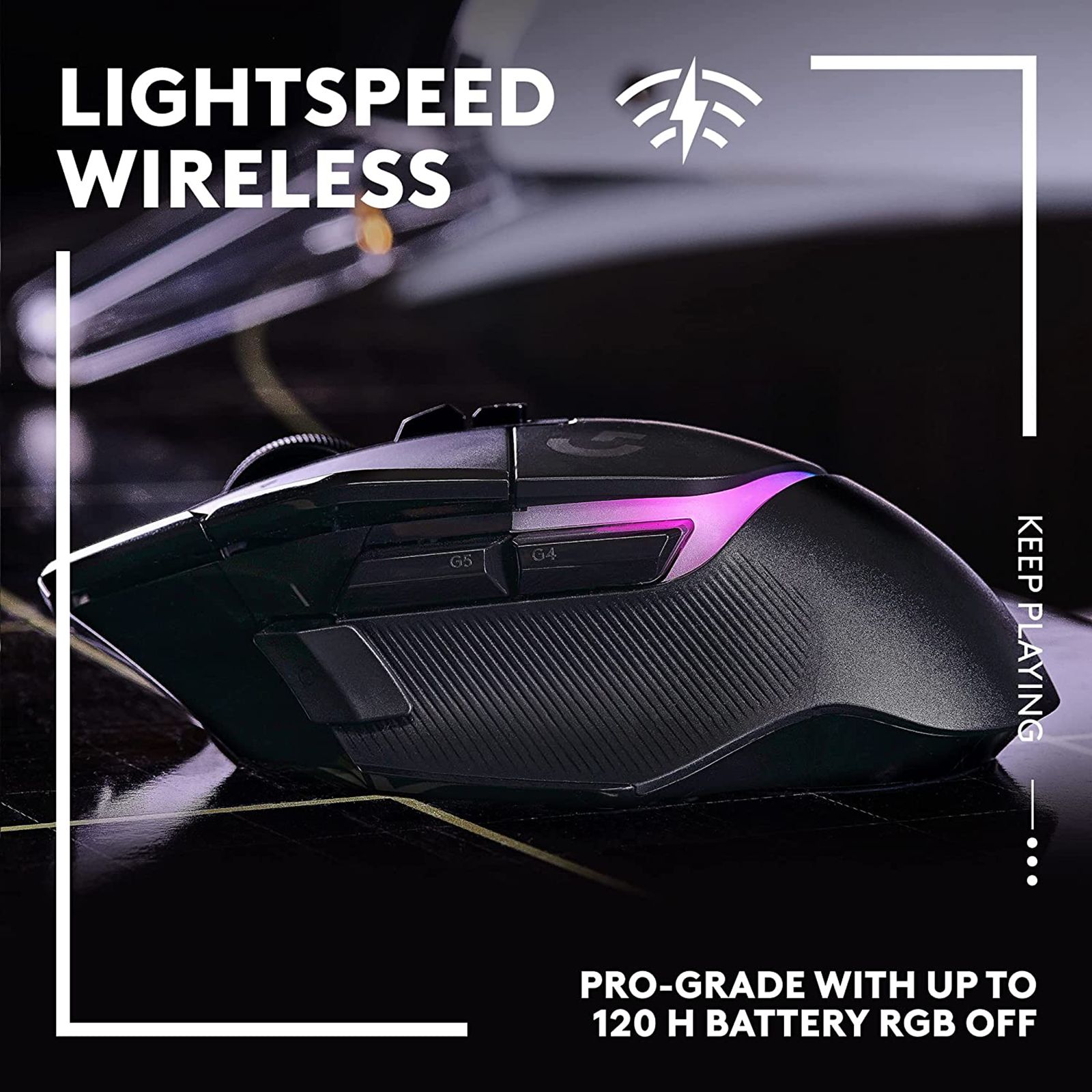 logitech G502 X Plus Rechargeable Wireless Optical Gaming Mouse (25600 DPI Adjustable, Dual-Mode Scroll Wheel, Black) logitech G502 X Plus Rechargeable Wireless Optical Gaming Mouse (25600 DPI Adjustable, Dual-Mode Scroll Wheel, Black)_11