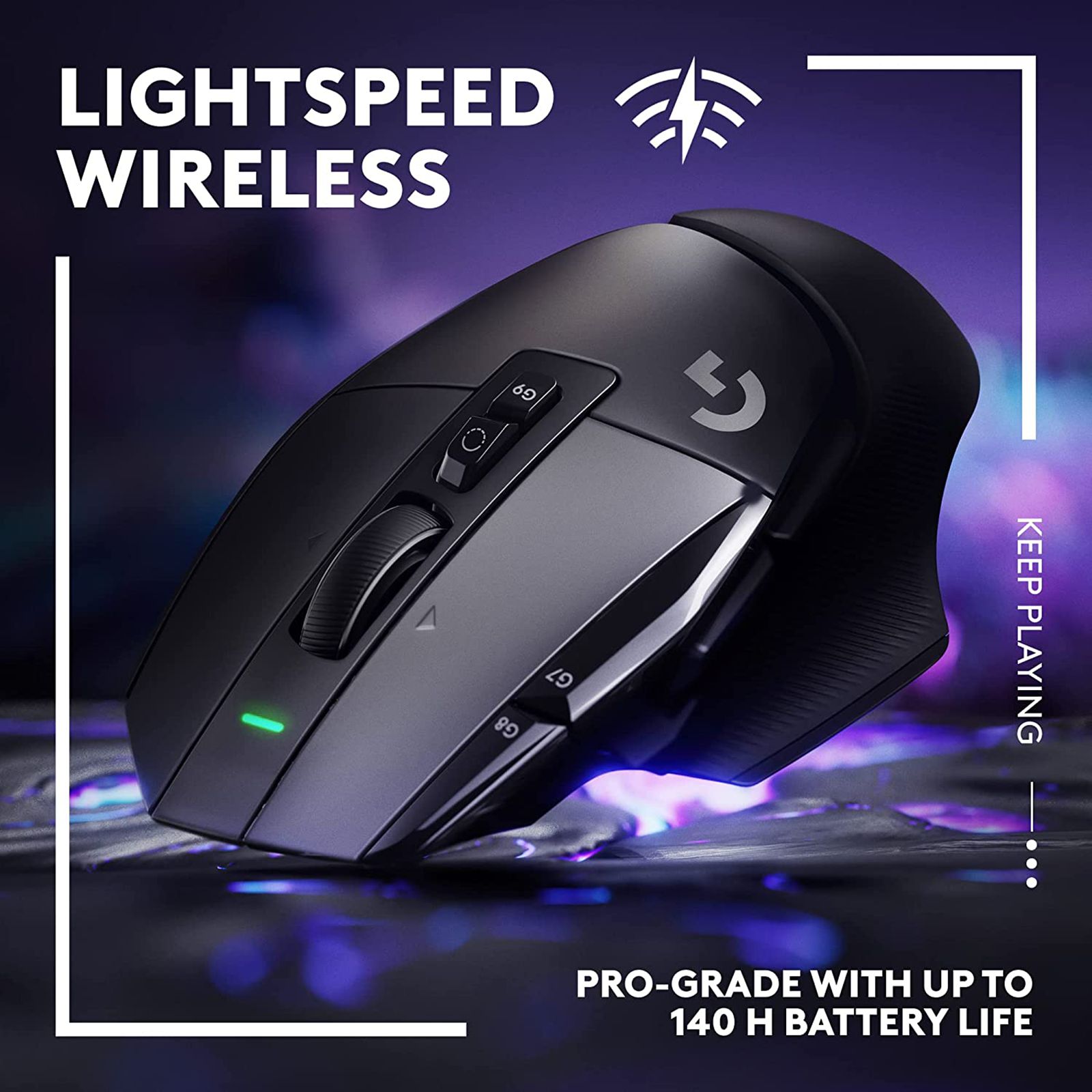 logitech G502 X Rechargeable Wireless Optical Gaming Mouse (25600 DPI Adjustable, Dual-Mode Scroll Wheel, Black)_11