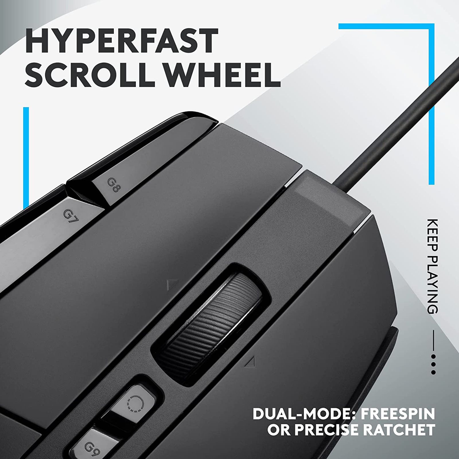 logitech G502 X Wired Optical Gaming Mouse (25600 DPI Adjustable, Dual-Mode Scroll Wheel, Black) logitech G502 X Wired Optical Gaming Mouse (25600 DPI Adjustable, Dual-Mode Scroll Wheel, Black)_8