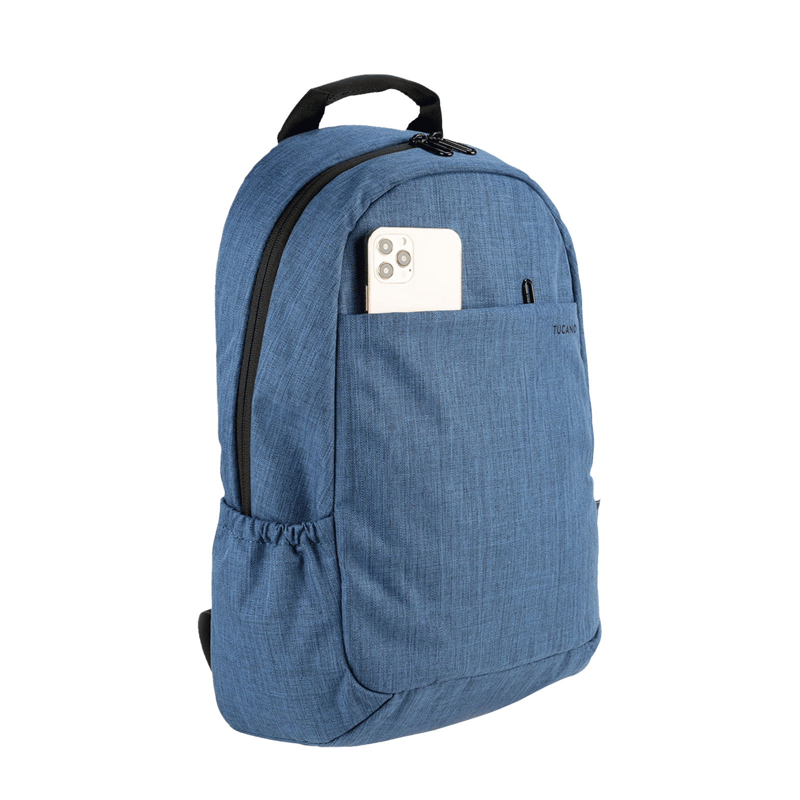 TUCANO Speed Recycled Plastic Laptop Backpack for 15.6 & 16 Inch Laptop (Trolley Strap, Blue) TUCANO Speed Recycled Plastic Laptop Backpack for 15.6 & 16 Inch Laptop (Trolley Strap, Blue)_8