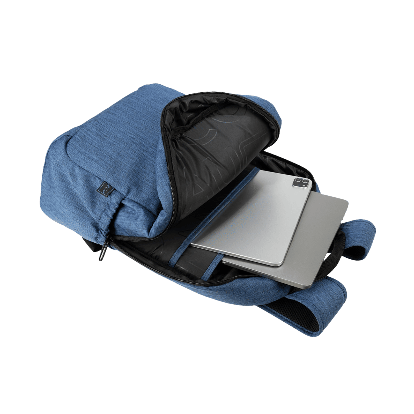 TUCANO Speed Recycled Plastic Laptop Backpack for 15.6 & 16 Inch Laptop (Trolley Strap, Blue) TUCANO Speed Recycled Plastic Laptop Backpack for 15.6 & 16 Inch Laptop (Trolley Strap, Blue)_5