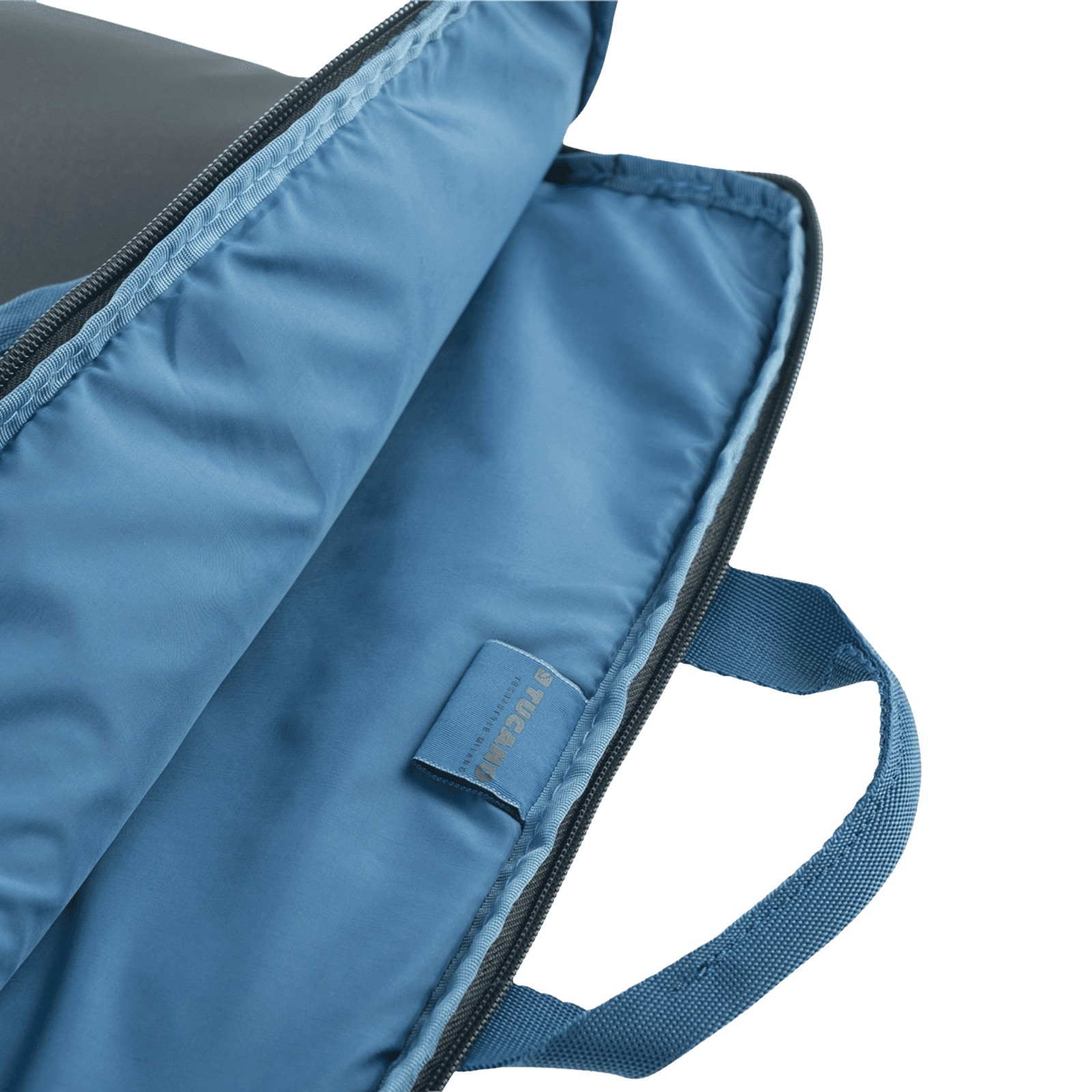 TUCANO Minilux Nylon Laptop Sleeve for 13, 14 & 15 Inch Laptop (Internal Anti-shock Padding, Dark Grey)_8