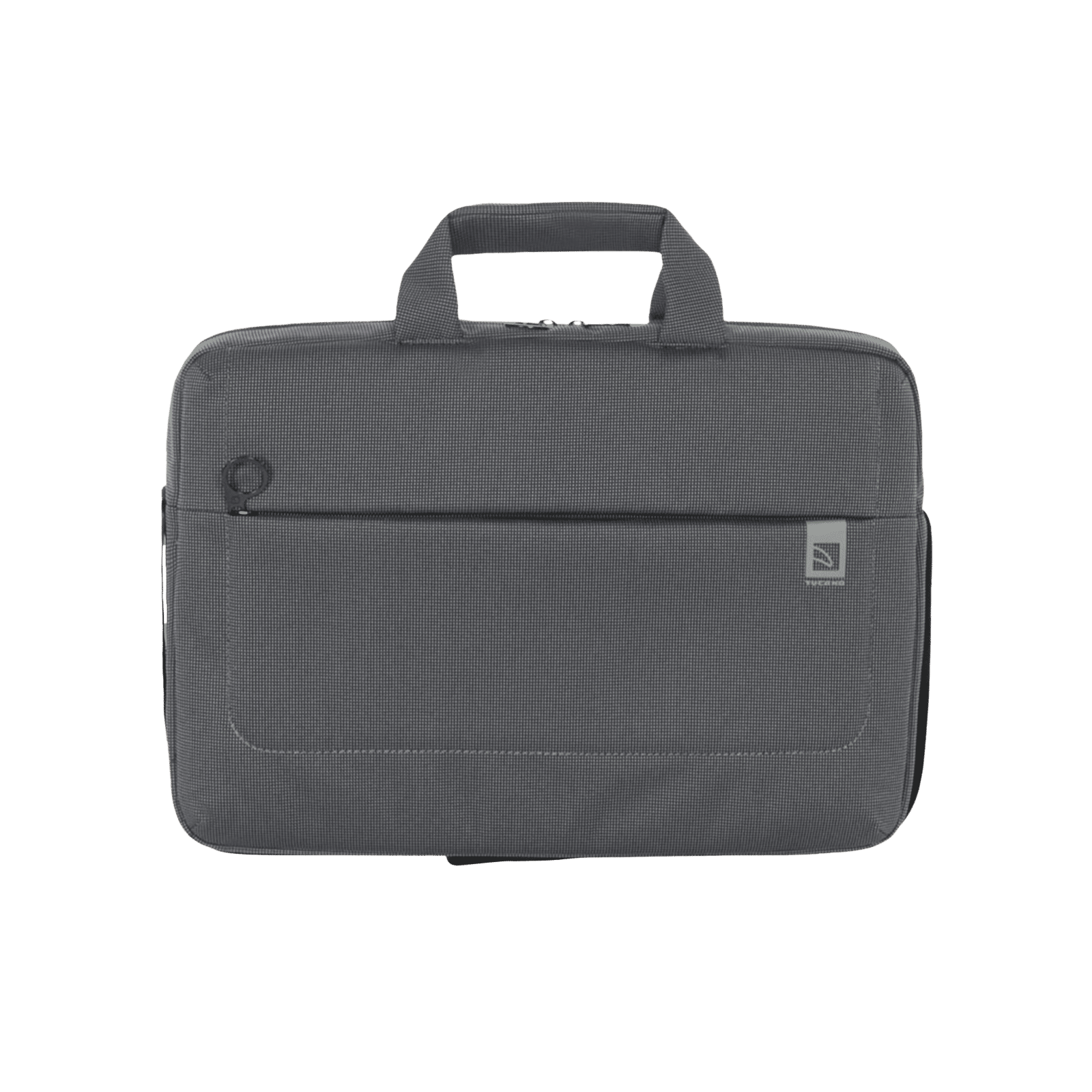 TUCANO Loop Recycled Plastic Laptop Sling Bag for 13 & 14 Inch Laptop (Trolley Strap, Black)_1