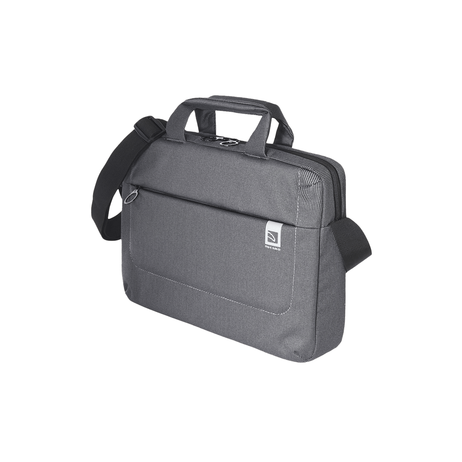 TUCANO Loop Recycled Plastic Laptop Sling Bag for 13 & 14 Inch Laptop (Trolley Strap, Black)_6