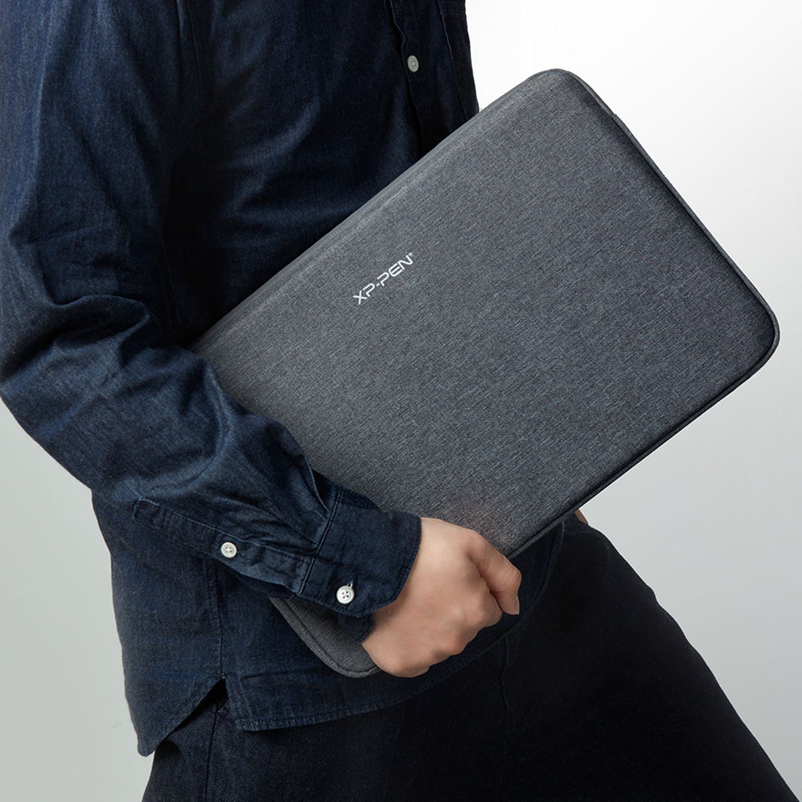 XPPen ACJ09 Polyester Sleeve for 10x6 Inch Tablets (Soft Fluffy Lining, Grey) XPPen ACJ09 Polyester Sleeve for 10x6 Inch Tablets (Soft Fluffy Lining, Grey)_7