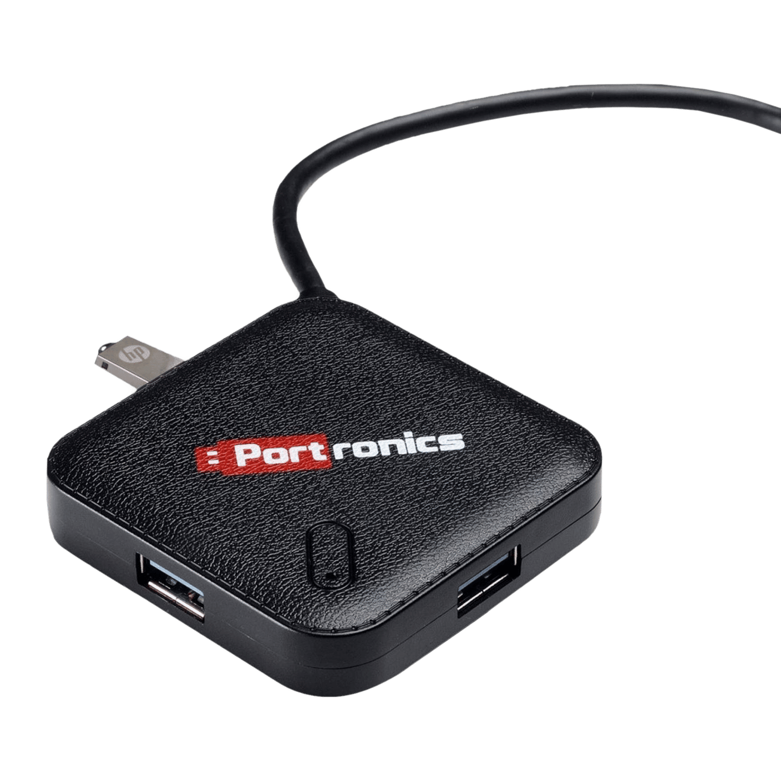 PORTRONICS Mport 34M USB Type C to USB 3.0 Type A USB Hub (Up to 5 Gbps Data Transfer, Black)_5