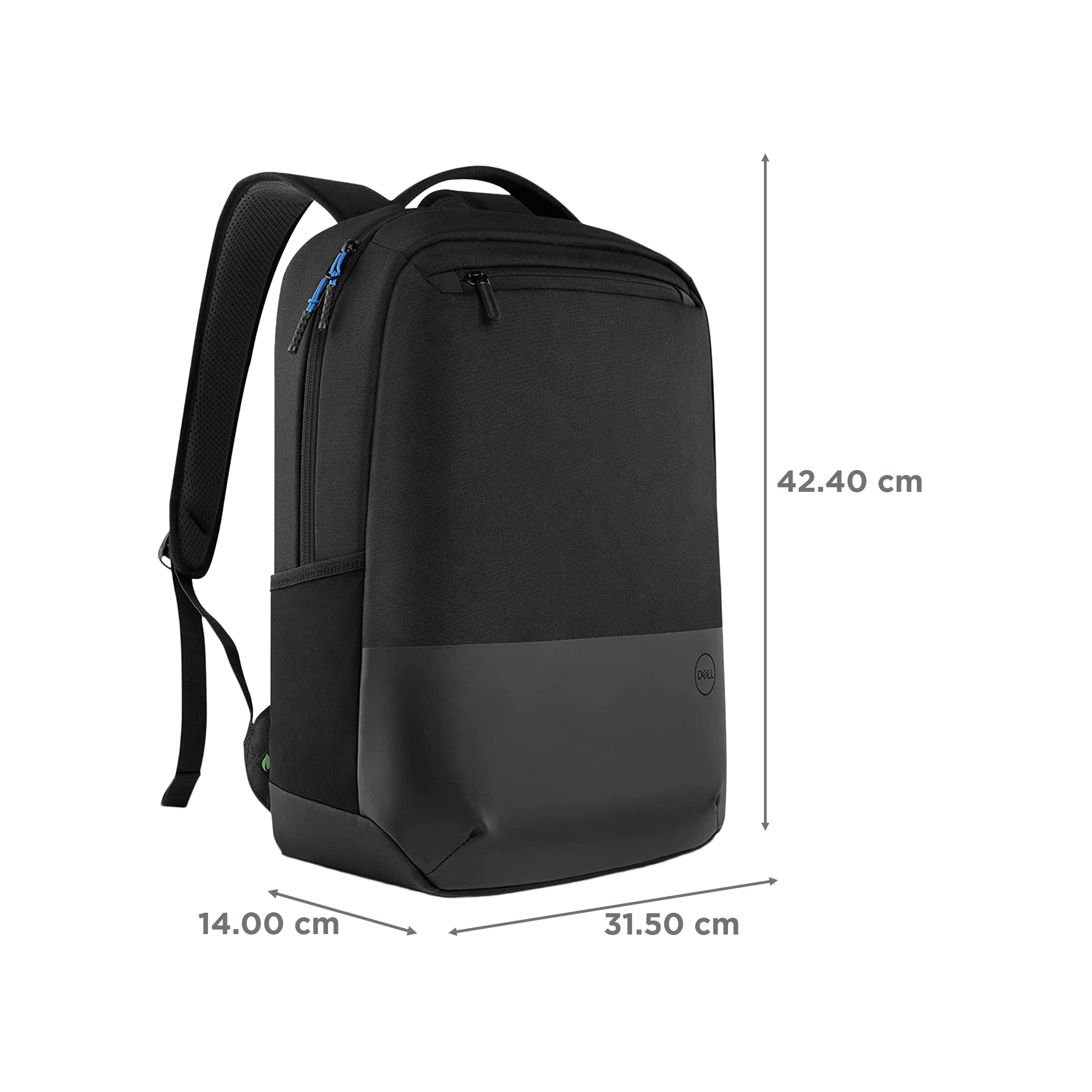 DELL Pro Slim Fibre Laptop Backpack for 15 Inch Laptop (Water Resistant Protective Coating, Black)_3