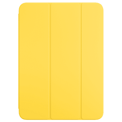 Apple Smart Polyurethane Folio Case for Apple iPad (10th Gen) 10.9 Inch (Magnetic Attachments, Yellow)