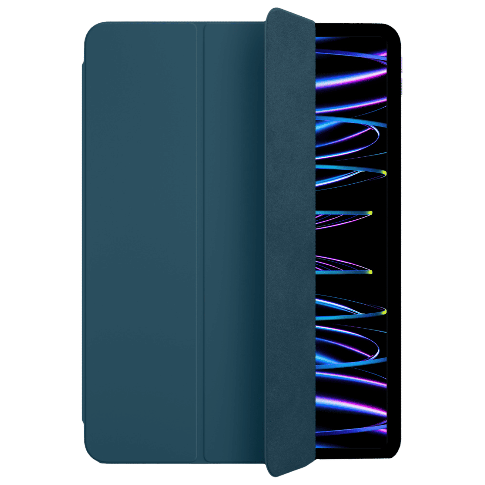 Apple Smart Folio Case for Apple iPad Pro (4th, 3rd, 2nd & 1st Gen) 11 Inch (Magnetic Attachments, Marine Blue)_2