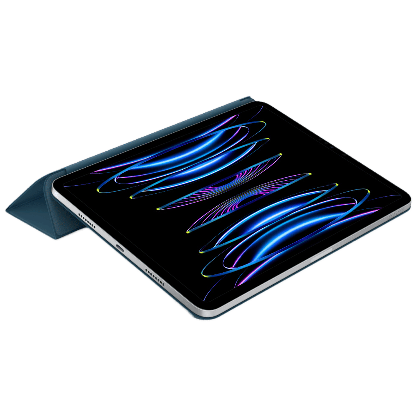 Apple Smart Folio Case for Apple iPad Pro (4th, 3rd, 2nd & 1st Gen) 11 Inch (Magnetic Attachments, Marine Blue)_3