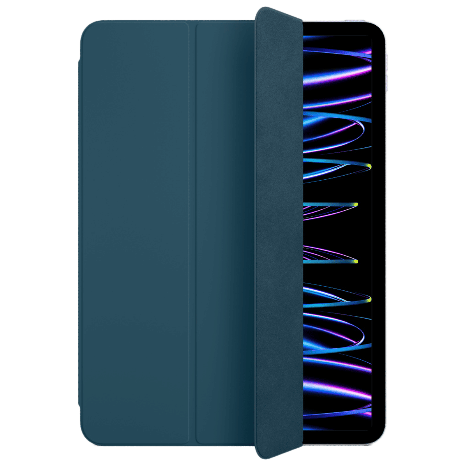 Apple Smart Folio Case for Apple iPad Pro (4th, 3rd, 2nd & 1st Gen) 11 Inch (Magnetic Attachments, Marine Blue)_4