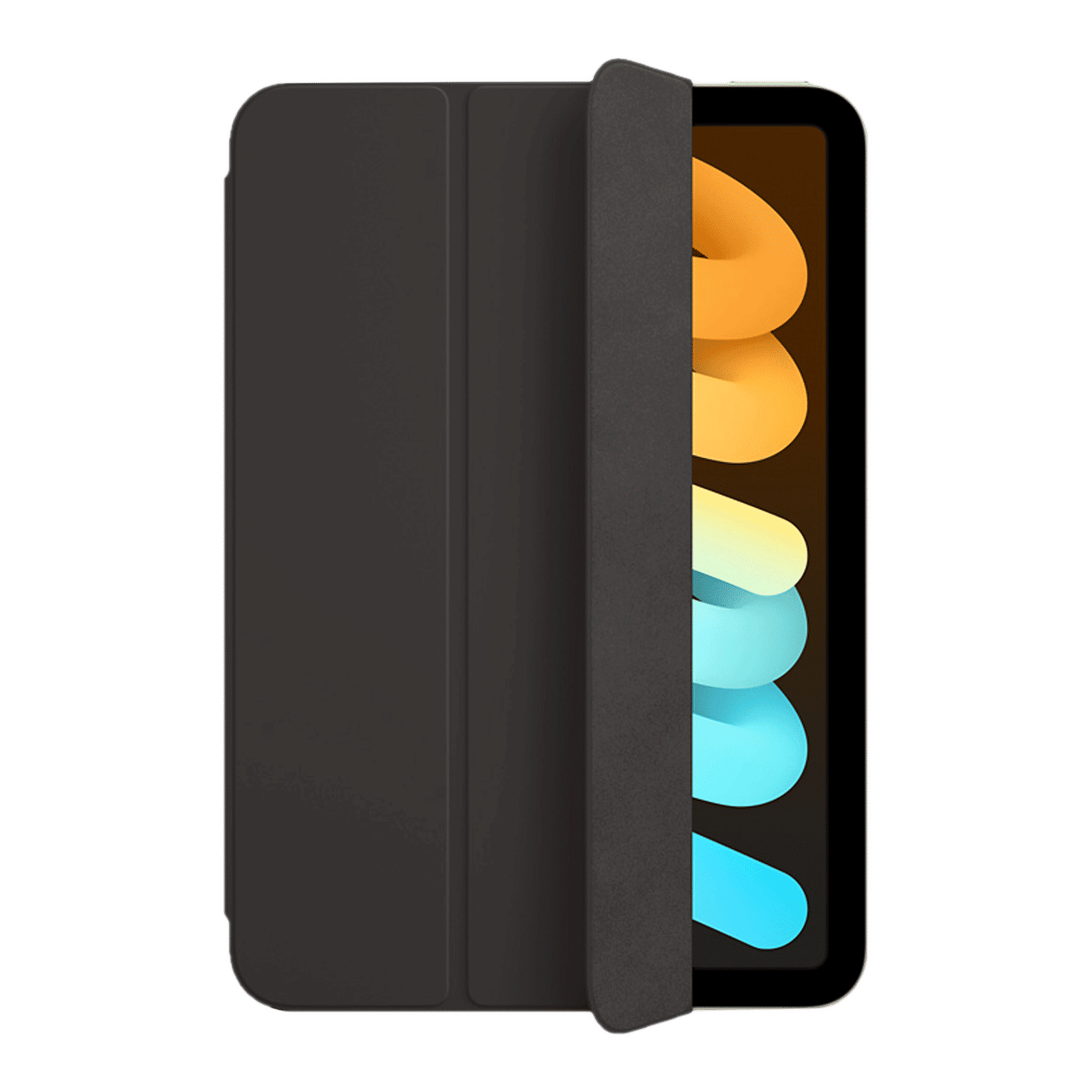 Apple Smart Folio Case for Apple iPad Mini (6th Gen) 8.3 Inch (Magnetic Attachments, Black)_2