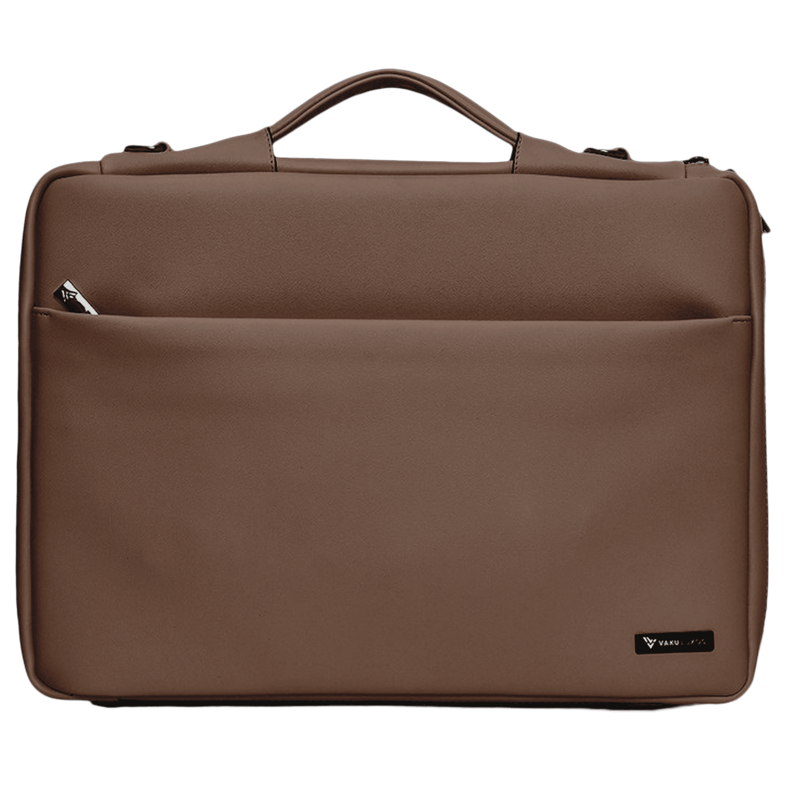 Dr. Vaku Polyurethane Leather Laptop Sleeve for 15.6 Inch Laptop (Water Resistant, Butterscotch)_1