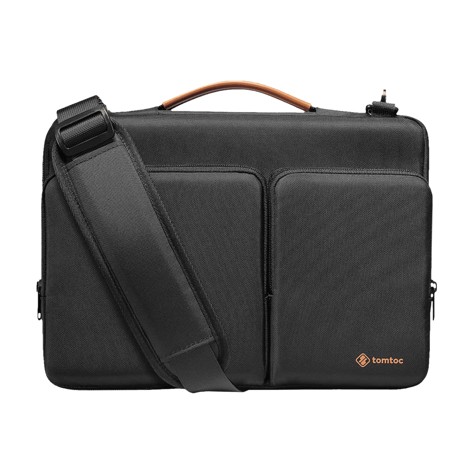 tomtoc Defender Fabric Laptop Sling Bag for 13.5, 14 & 14.4 Inch Laptop (Water Resistant, Black) tomtoc Defender Fabric Laptop Sling Bag for 13.5, 14 & 14.4 Inch Laptop (Water Resistant, Black)_1