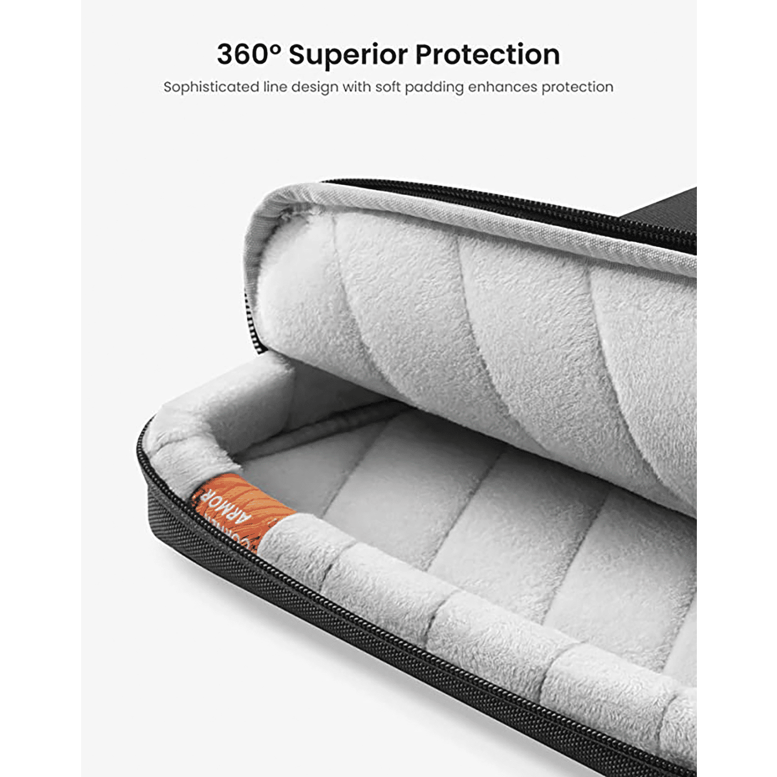 tomtoc Defender Fabric Laptop Sling Bag for 13.5, 14 & 14.4 Inch Laptop (Water Resistant, Black) tomtoc Defender Fabric Laptop Sling Bag for 13.5, 14 & 14.4 Inch Laptop (Water Resistant, Black)_6