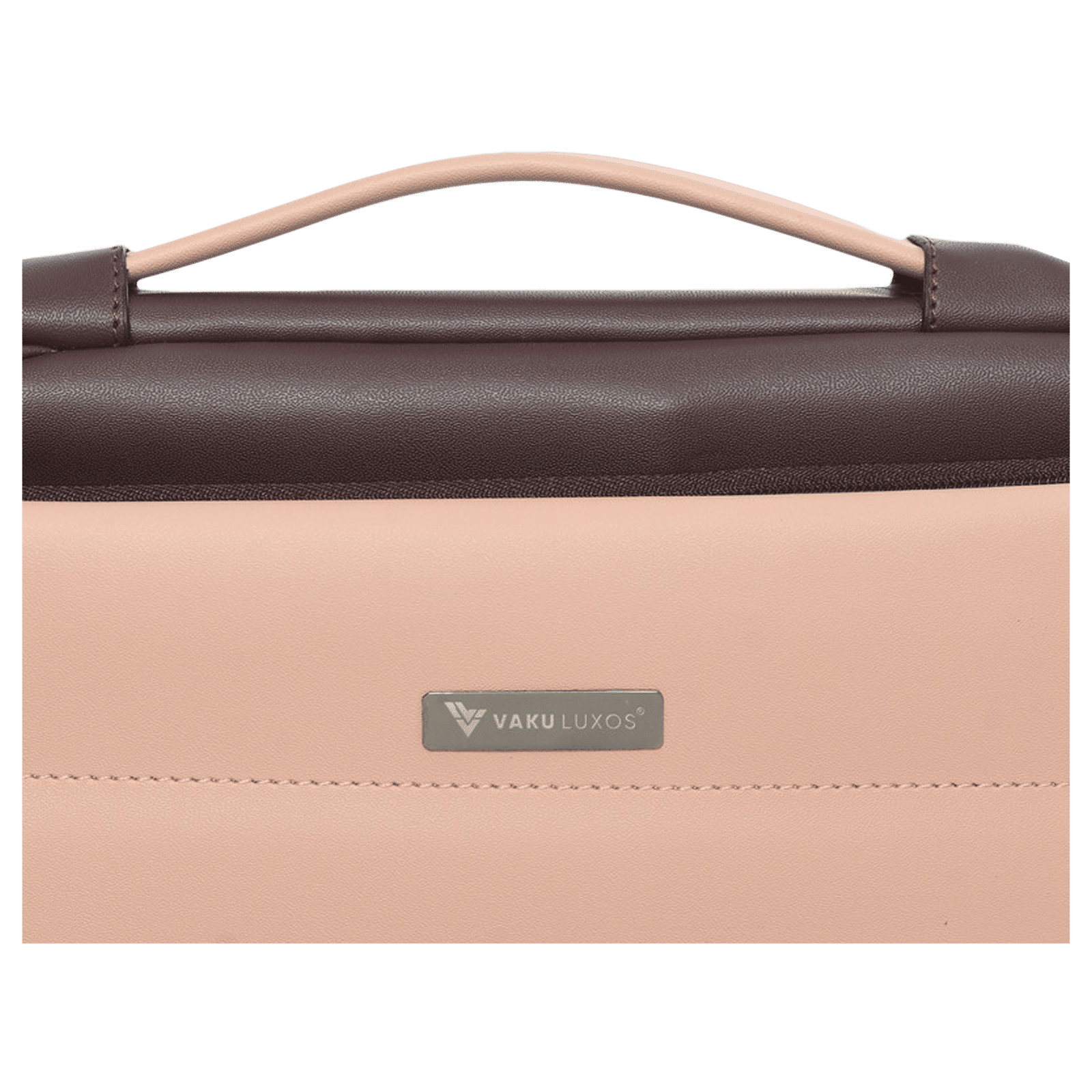 Dr. Vaku Lasa Chivelle Vegan Leather Laptop Sling Bag for 13 & 14 Inch Laptop (Water Resistant, Cherry/Pink)_4