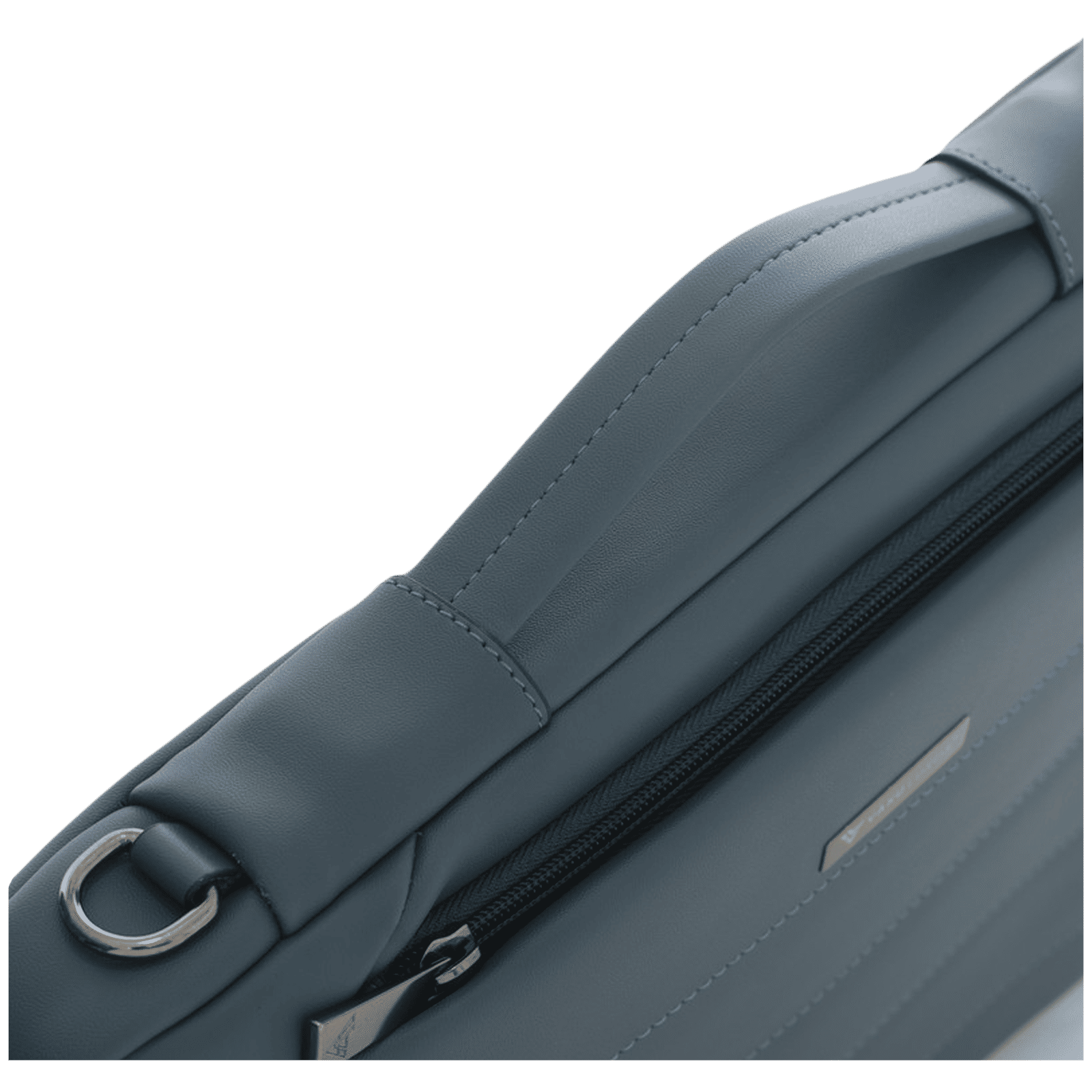 Dr. Vaku Lasa Chivelle Vegan Leather Laptop Sling Bag for 13 & 14 Inch Laptop (Water Resistant, Blue)_4
