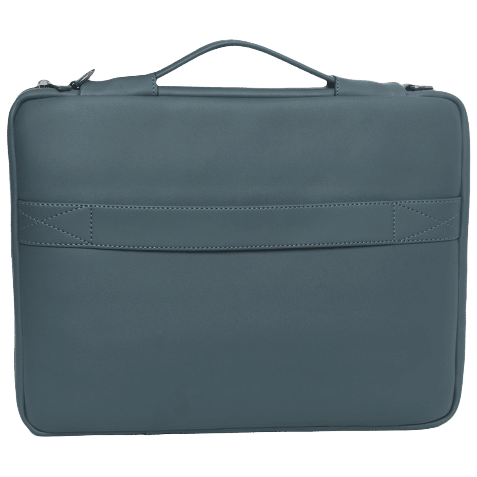 Dr. Vaku Lasa Chivelle Vegan Leather Laptop Sling Bag for 13 & 14 Inch Laptop (Water Resistant, Blue)_5