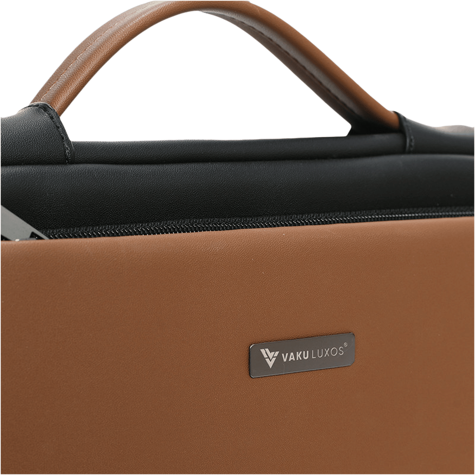 Dr. Vaku La Romani Polyurethane Leather Laptop Sling Bag for 14 Inch Laptop (Water Resistant, Camel/Black) Dr. Vaku La Romani Polyurethane Leather Laptop Sling Bag for 14 Inch Laptop (Water Resistant, Camel/Black)_4