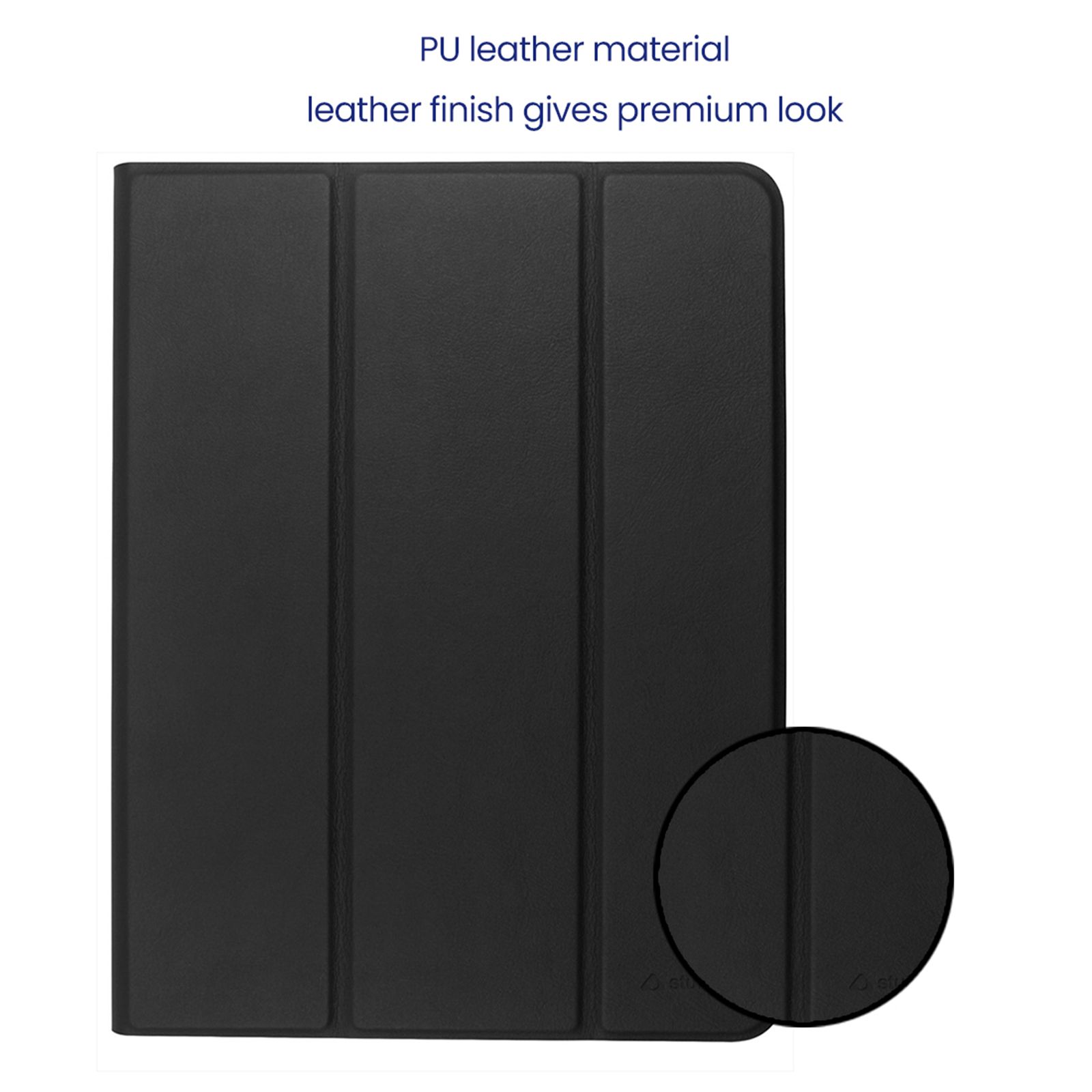 Stuffcool Flex Faux Leather Flip Cover for Apple iPad 10.9 Inch (10th Gen) (Built-in Pencil Holder, Black) Stuffcool Flex Faux Leather Flip Cover for Apple iPad 10.9 Inch (10th Gen) (Built-in Pencil Holder, Black)_9