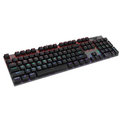 LAPCARE Champ LGK-105 Wired Gaming Keyboard with Backlit Keys (Spillproof, Black)