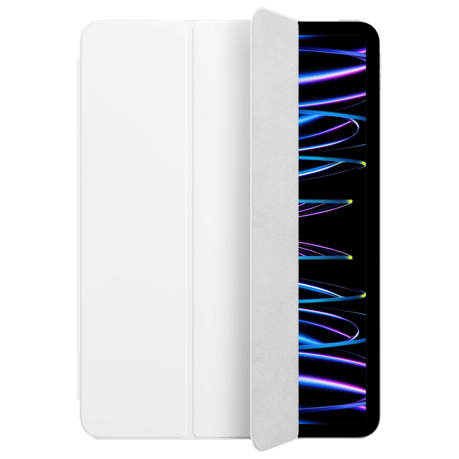Apple Smart Folio Case for Apple iPad Pro (6th Gen) 12.9 Inch (Magnetic Attachments, White)_2