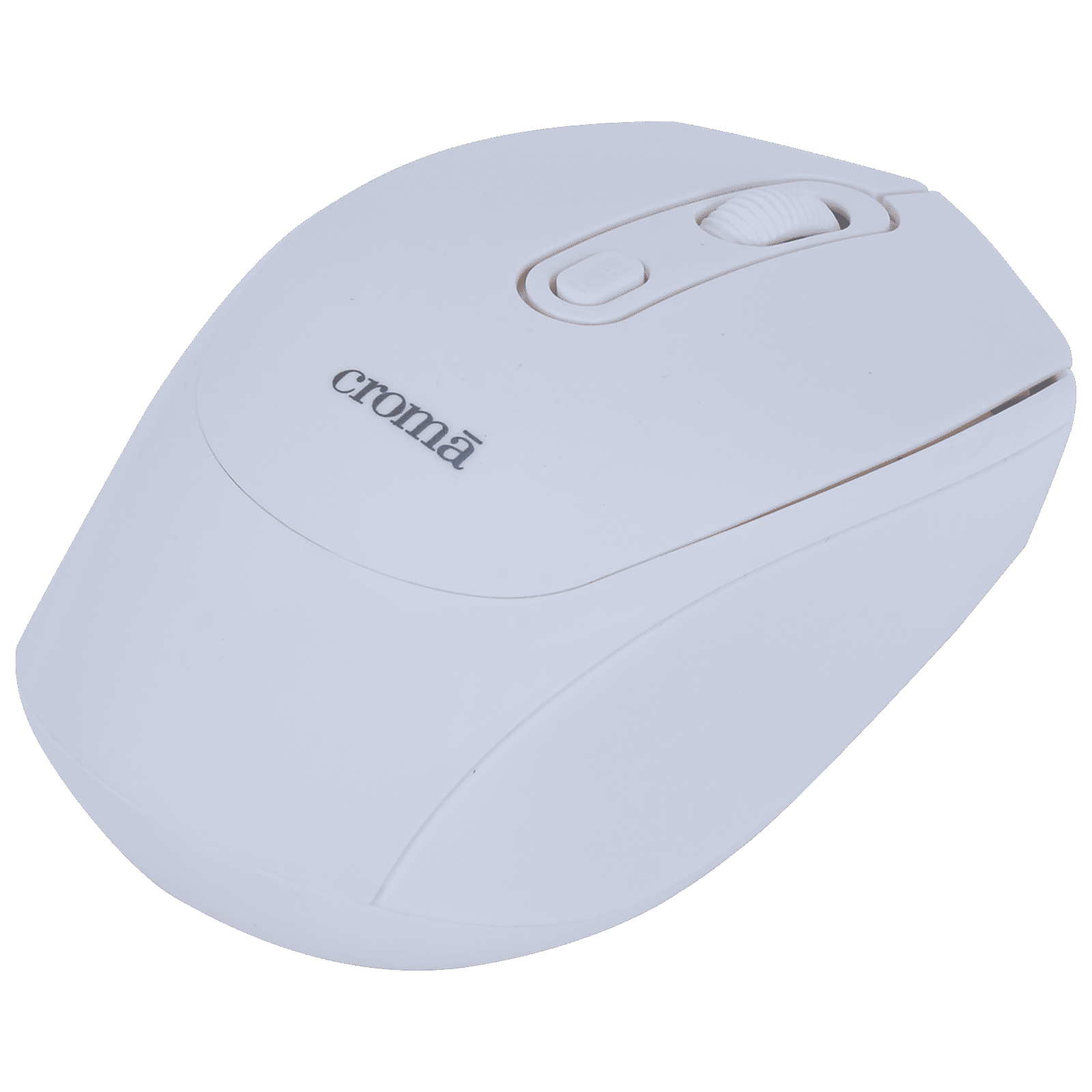 Croma Optical Wireless Mouse (1600 DPI, Compact & Lightweight Design, White)_4