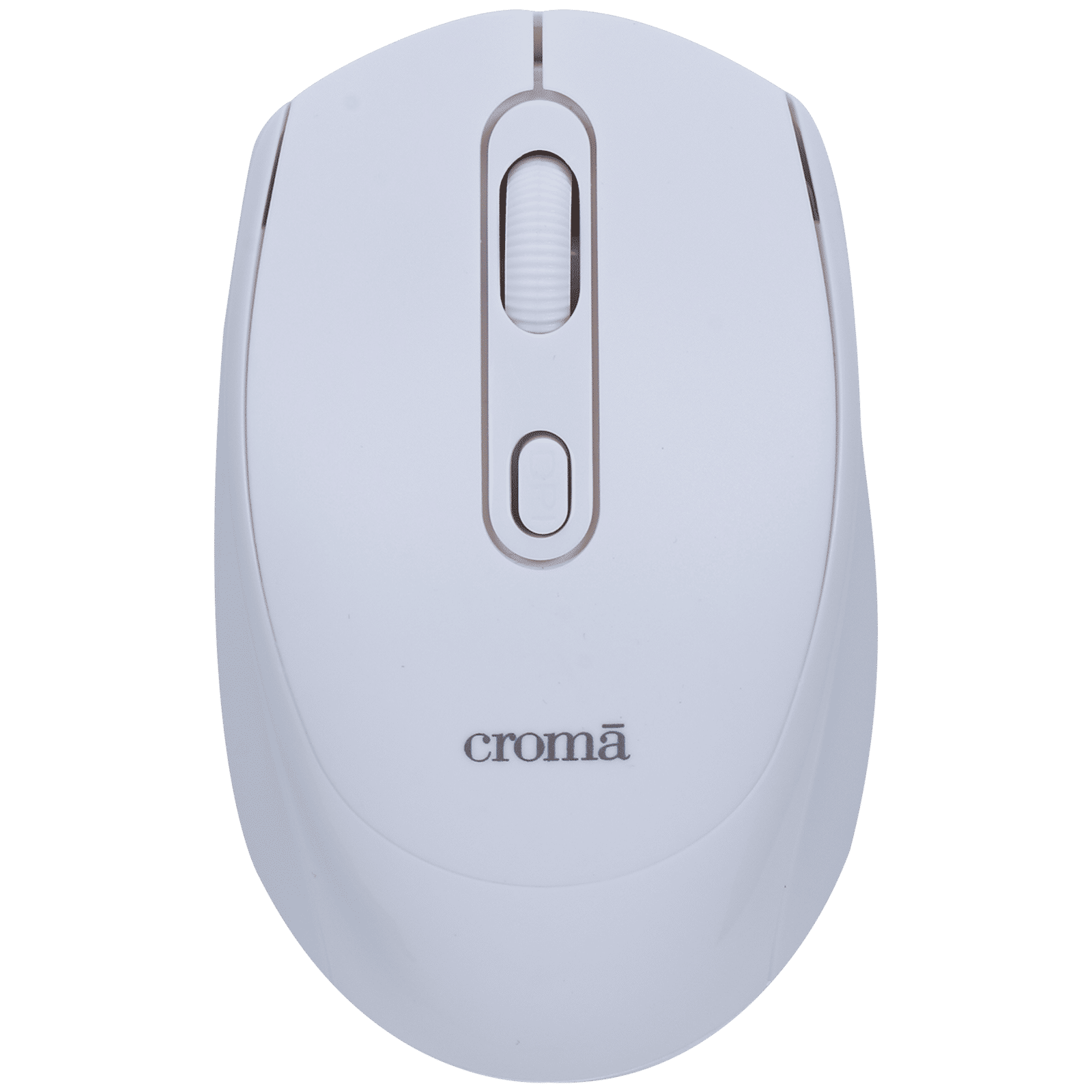 Croma Optical Wireless Mouse (1600 DPI, Compact & Lightweight Design, White)_1