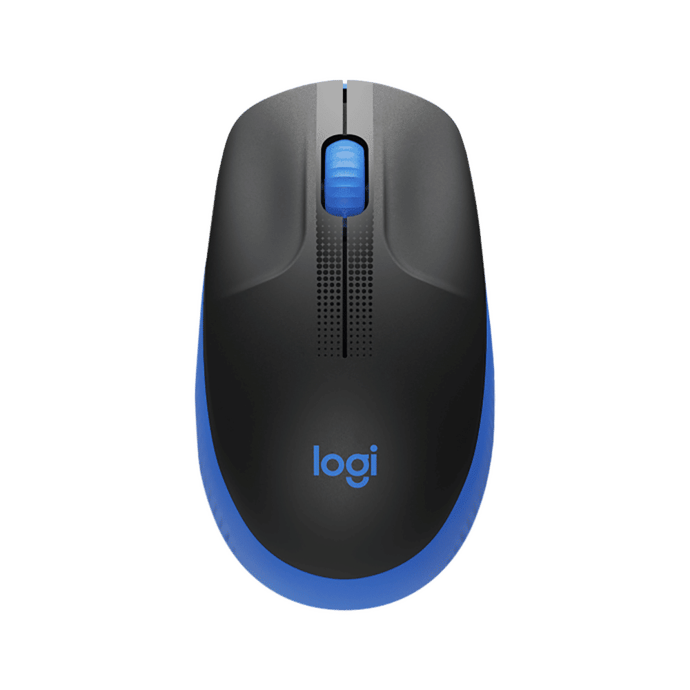 logitech M190 Wireless Optical Mouse (1000 DPI, Scooped Buttons, Blue) logitech M190 Wireless Optical Mouse (1000 DPI, Scooped Buttons, Blue)_1
