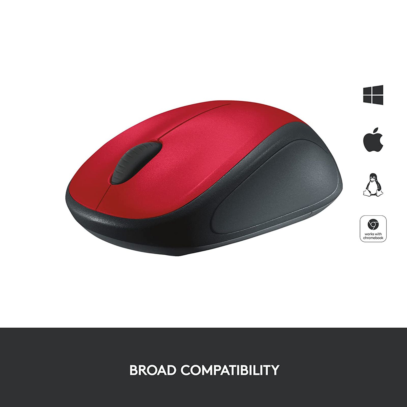 logitech M235 Wireless Optical Mouse (Compact Design, 910-003412, Red) logitech M235 Wireless Optical Mouse (Compact Design, 910-003412, Red)_4