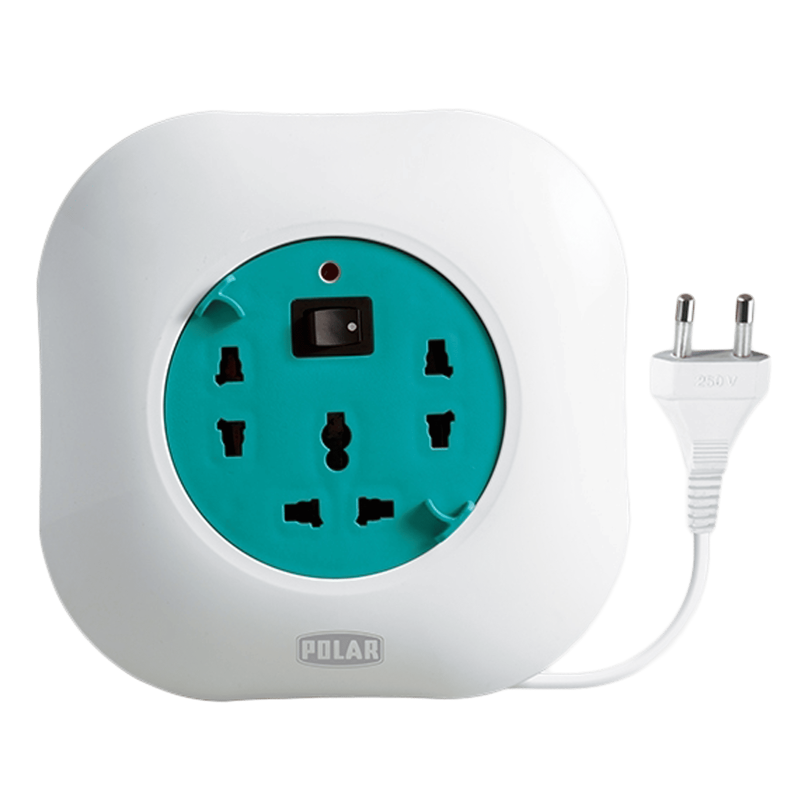 POLAR Plexus 3 Sockets Extention Board (4 Meters, Master Switch, PLER4M, White)_1