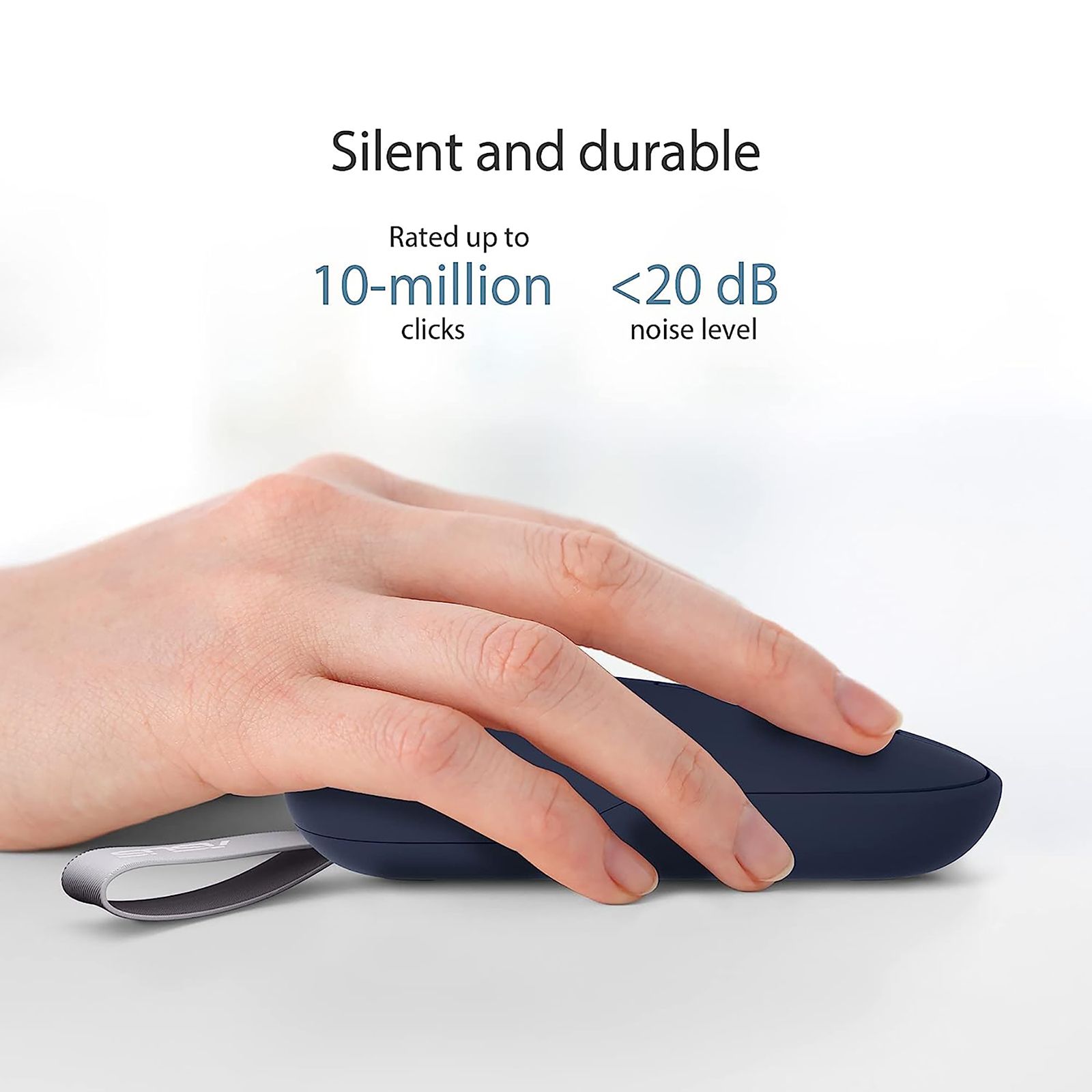 ASUS Marshmallow MD100 Bluetooth 5.0 Wireless Optical Performance with Antibacterial Guard Treatment (1600 DPI Adjustable, Ambidextrous Design, Quiet Blue) ASUS Marshmallow MD100 Bluetooth 5.0 Wireless Optical Performance with Antibacterial Guard Treatment (1600 DPI Adjustable, Ambidextrous Design, Quiet Blue)_15