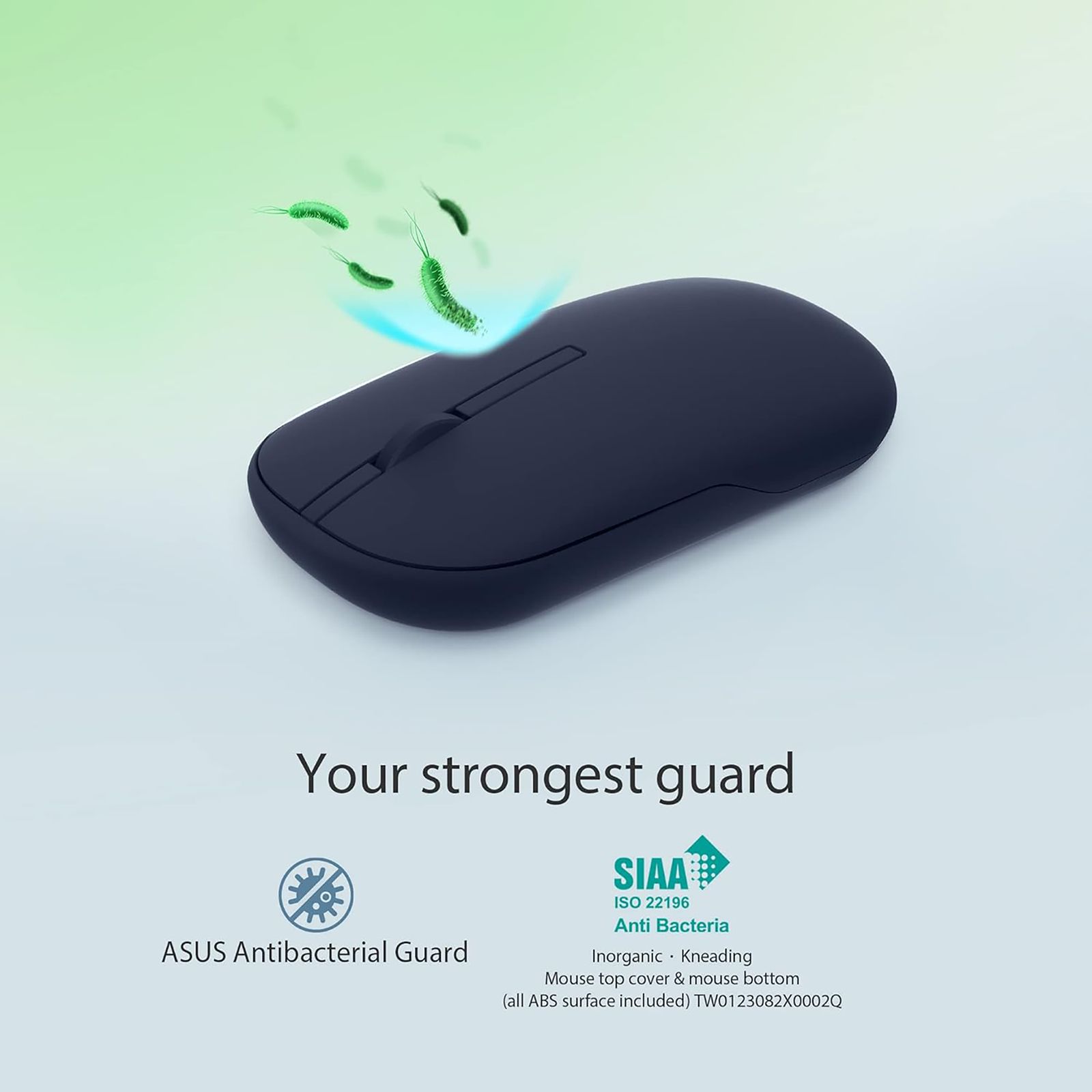 ASUS Marshmallow MD100 Bluetooth 5.0 Wireless Optical Performance with Antibacterial Guard Treatment (1600 DPI Adjustable, Ambidextrous Design, Quiet Blue) ASUS Marshmallow MD100 Bluetooth 5.0 Wireless Optical Performance with Antibacterial Guard Treatment (1600 DPI Adjustable, Ambidextrous Design, Quiet Blue)_9