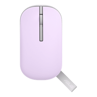ASUS Marshmallow MD100 Bluetooth 5.0 Wireless
                      Optical Mouse with Quiet Click Buttons (1600 DPI
                      Adjustable, Battery Saving Technology, Mist
                      Purple)