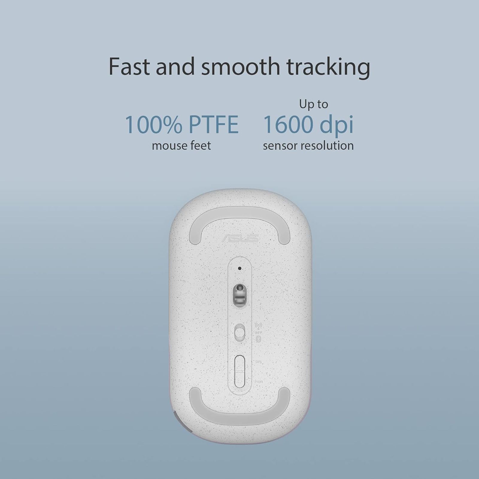 ASUS Marshmallow MD100 Bluetooth 5.0 Wireless Optical Mouse with Quiet Click Buttons (1600 DPI Adjustable, Battery Saving Technology, Mist Purple)_15