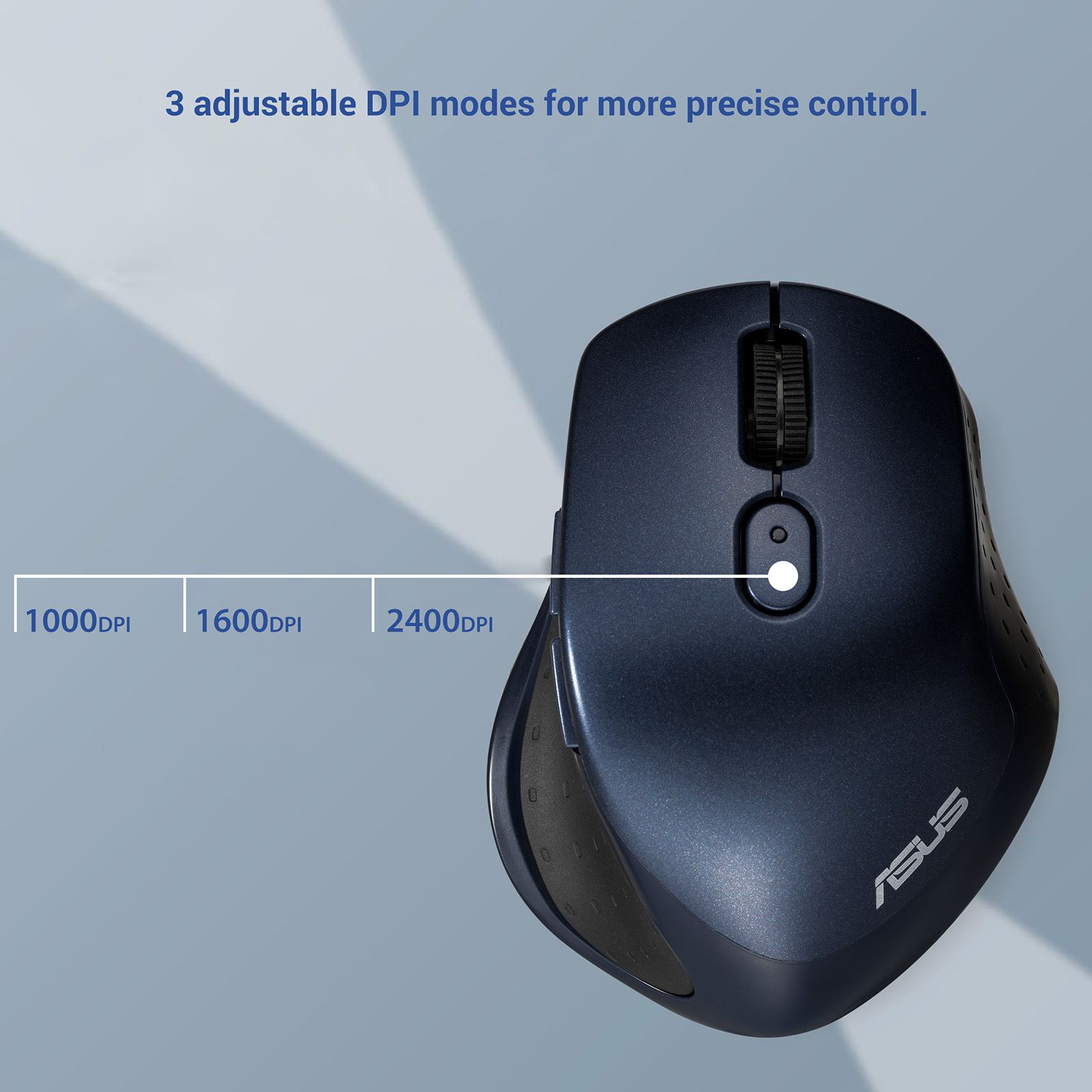 ASUS Silent MW203-BL Bluetooth 5.0 & 2.4GHz Wireless Optical Mouse with Vertical Scroll Wheel (2400 DPI Adjustable, Auto Sleep Mode, Blue) ASUS Silent MW203-BL Bluetooth 5.0 & 2.4GHz Wireless Optical Mouse with Vertical Scroll Wheel (2400 DPI Adjustable, Auto Sleep Mode, Blue)_6