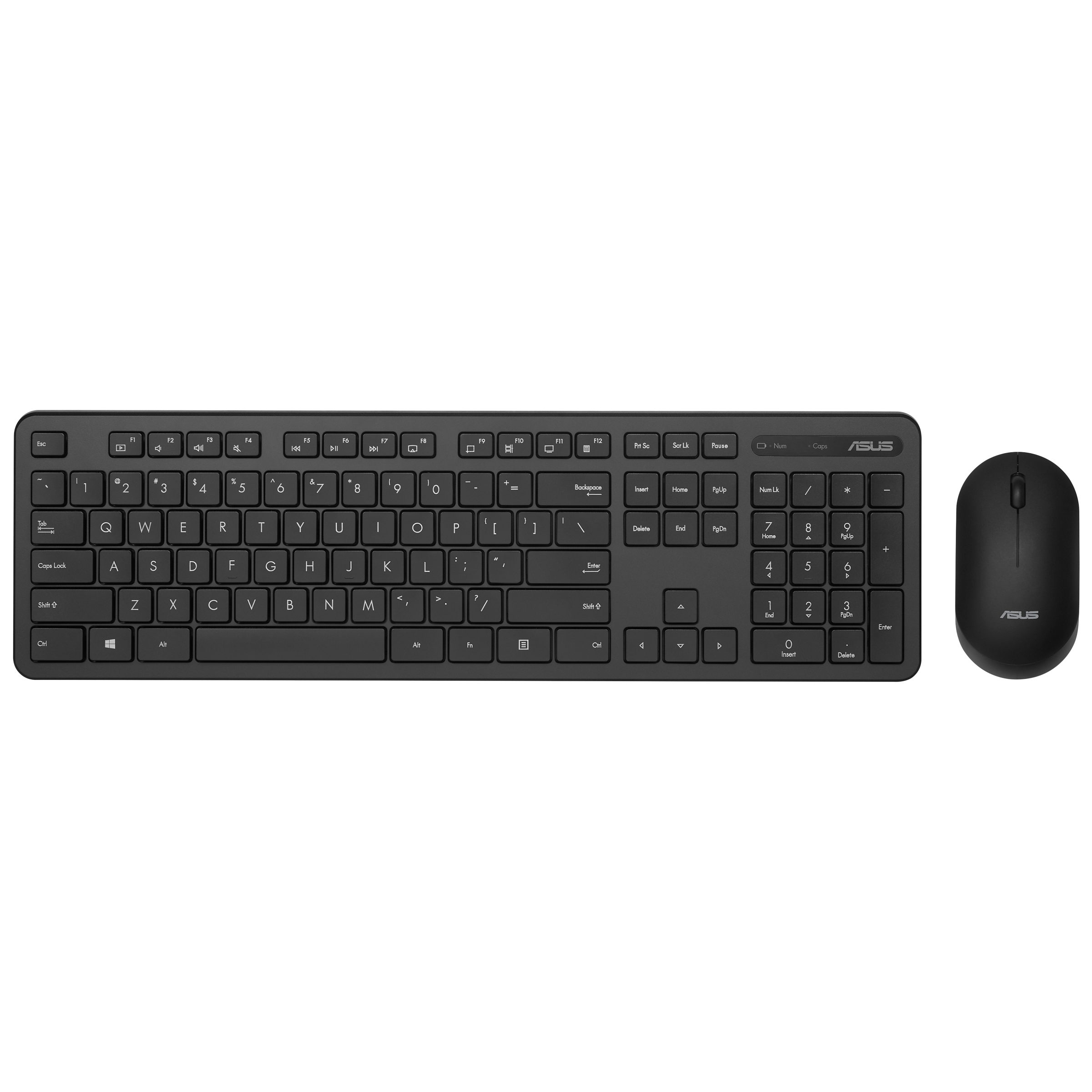 ASUS CW100 Wireless Keyboard and Mouse Combo (1600dpi, Laser-engraved keycaps, Black)_1